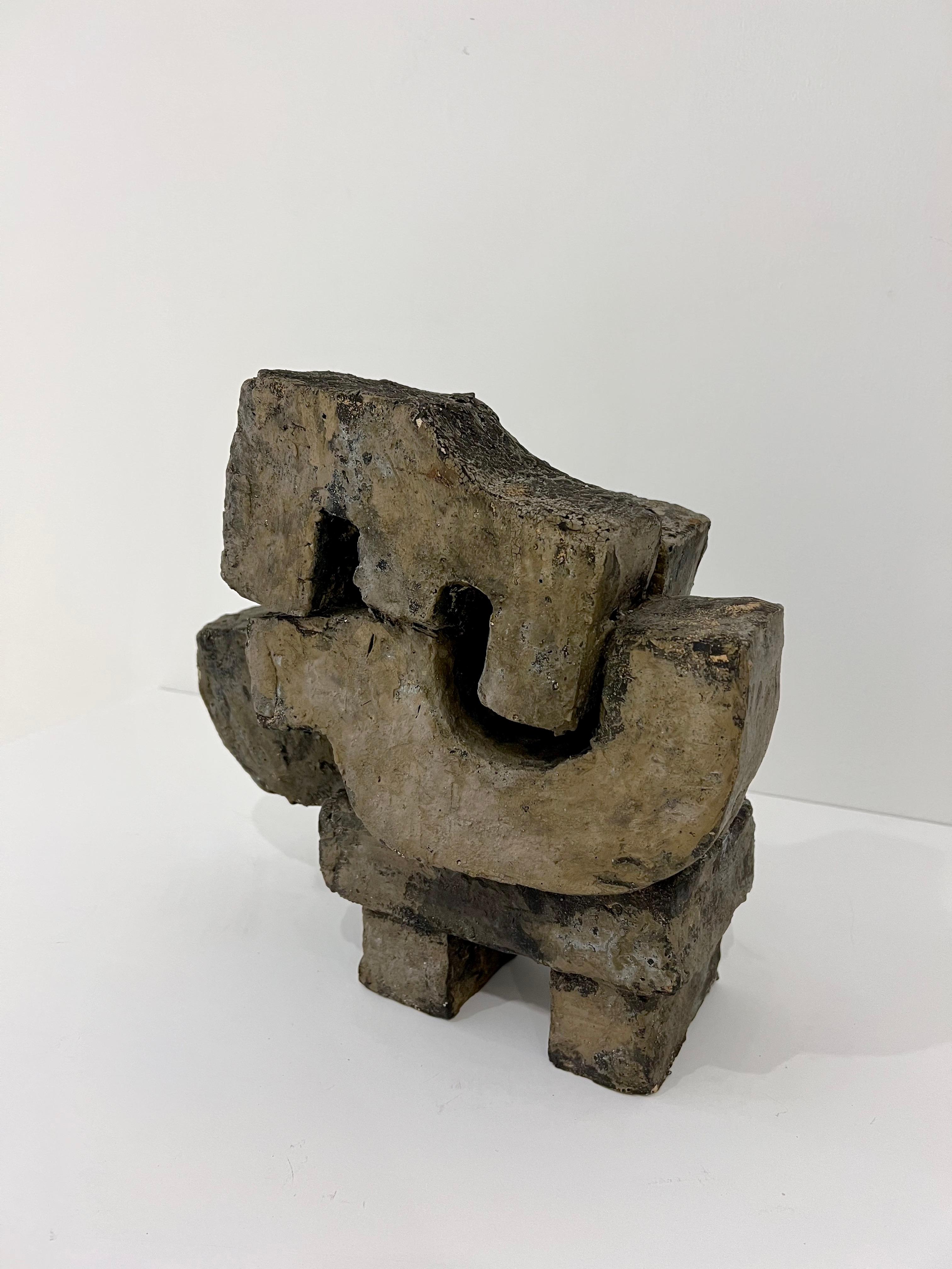 Mid-Century Modern Terracotta Sculpture by Bent Sørensen For Sale