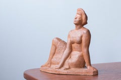 Sculpture en terre cuite de David Wretling, Suède, 1967