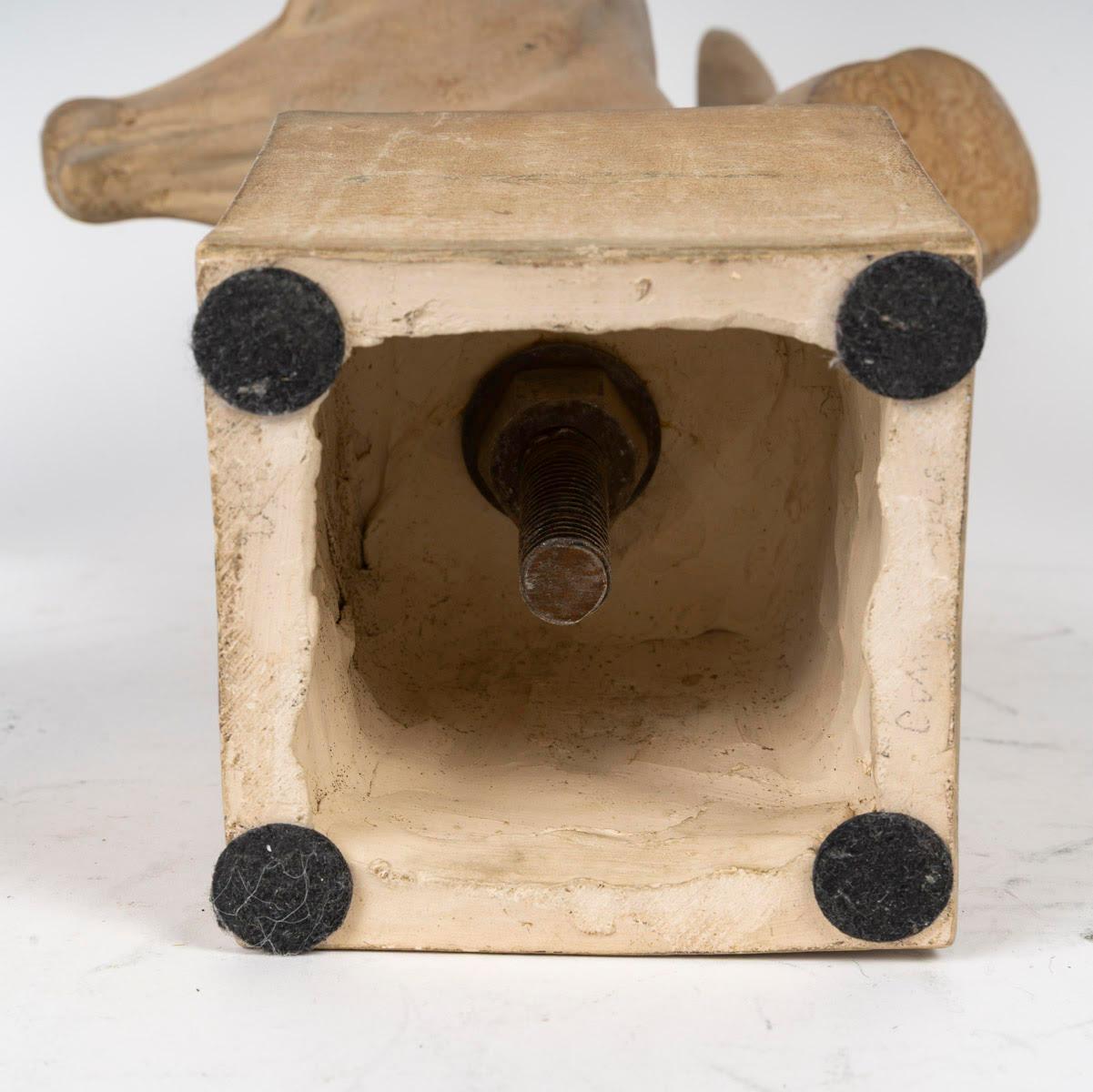 Terrakotta-Skulptur von Irénée Rochard, 1930, Art-Déco-Zeit. im Angebot 1
