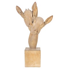 Terracotta Sculpture by Irénée Rochard, 1930, Art Deco Period.