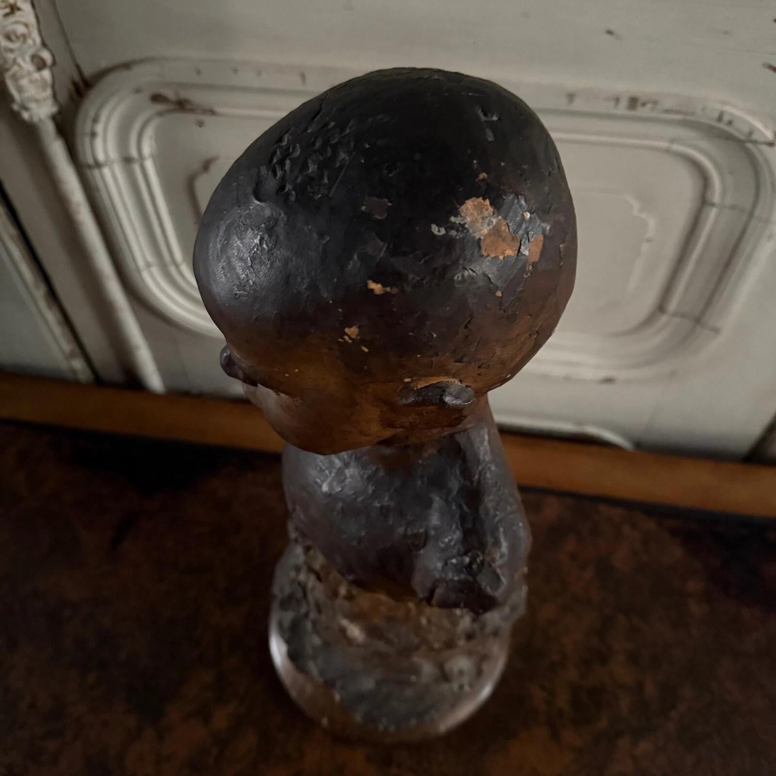 Terracotta sculpture, Charles Filleul workshop, bust of a child. im Angebot 2