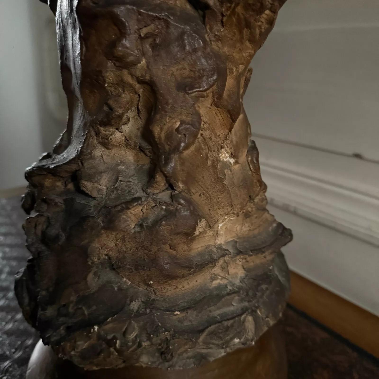 Terracotta sculpture, Charles Filleul workshop, bust of a child. im Angebot 6