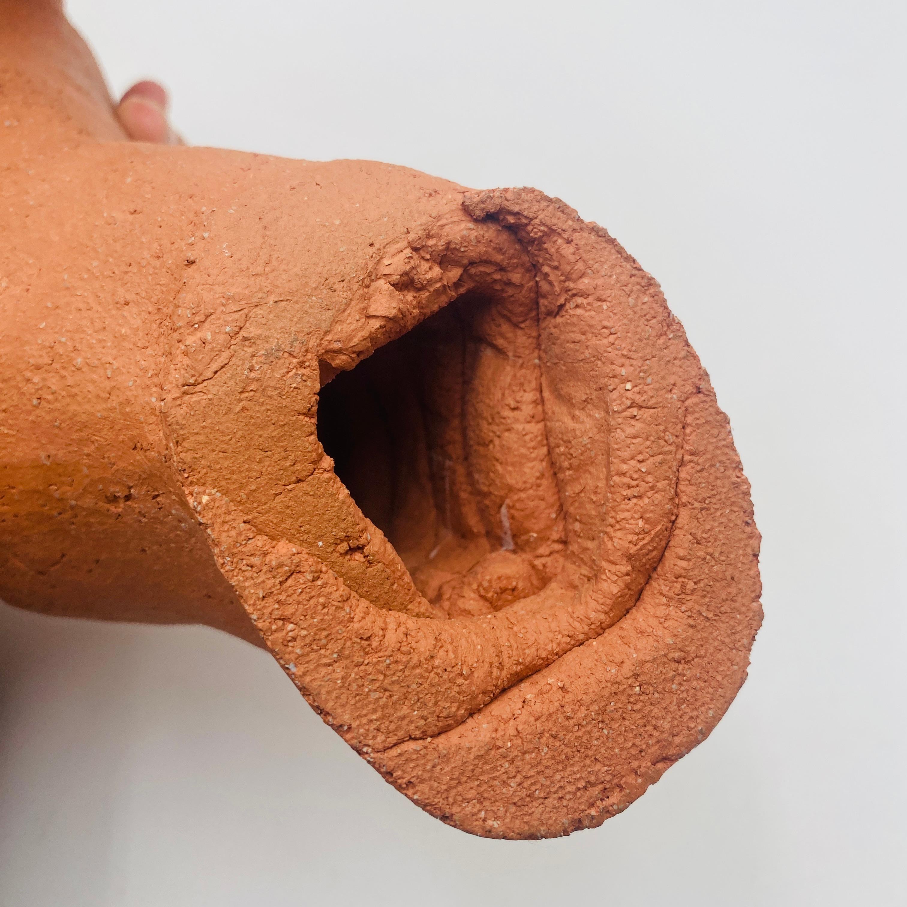 Terrakotta-Skulptur Weibliche Figur 20. Jahrhundert im Angebot 4