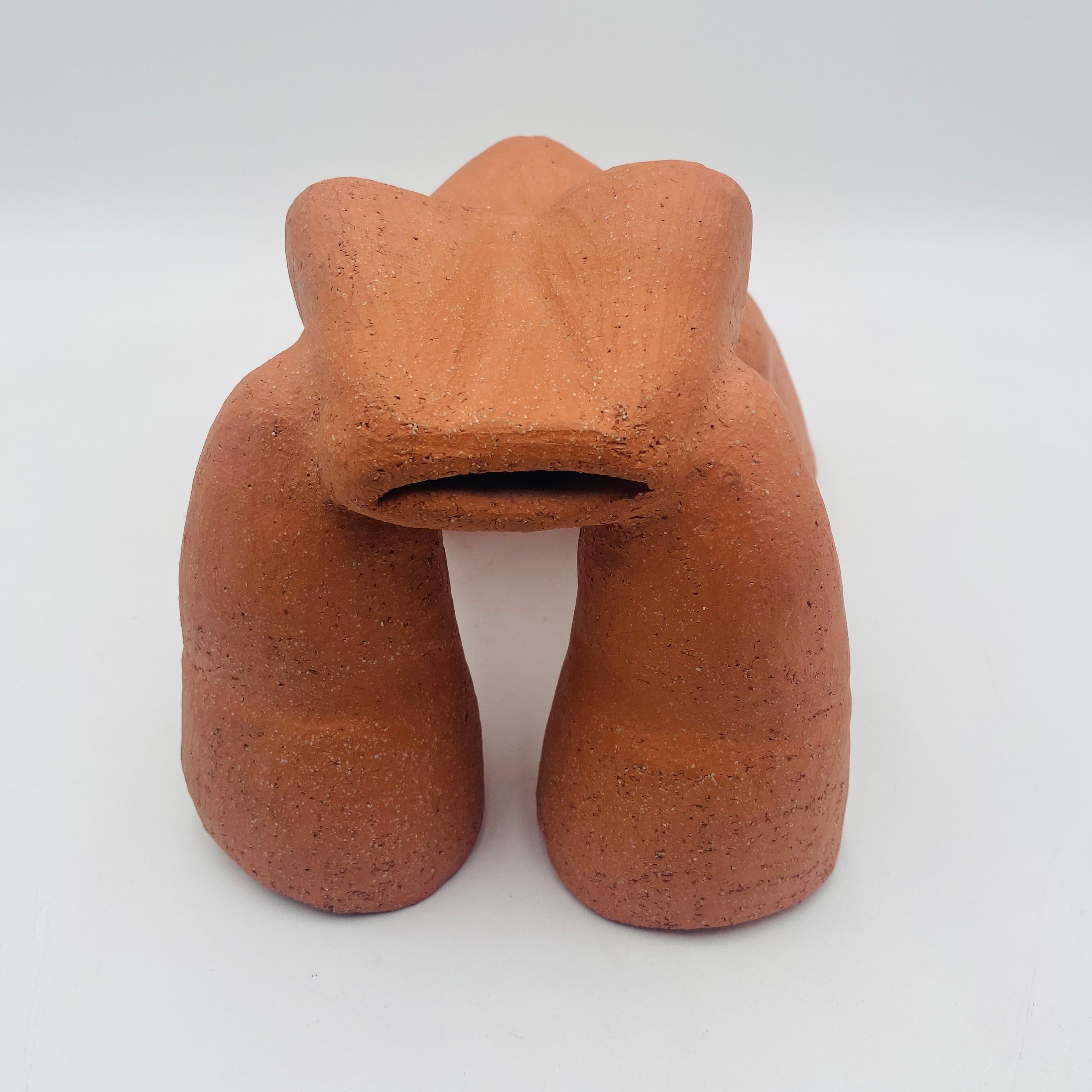 Terrakotta-Skulptur Weibliche Figur 20. Jahrhundert im Angebot 6