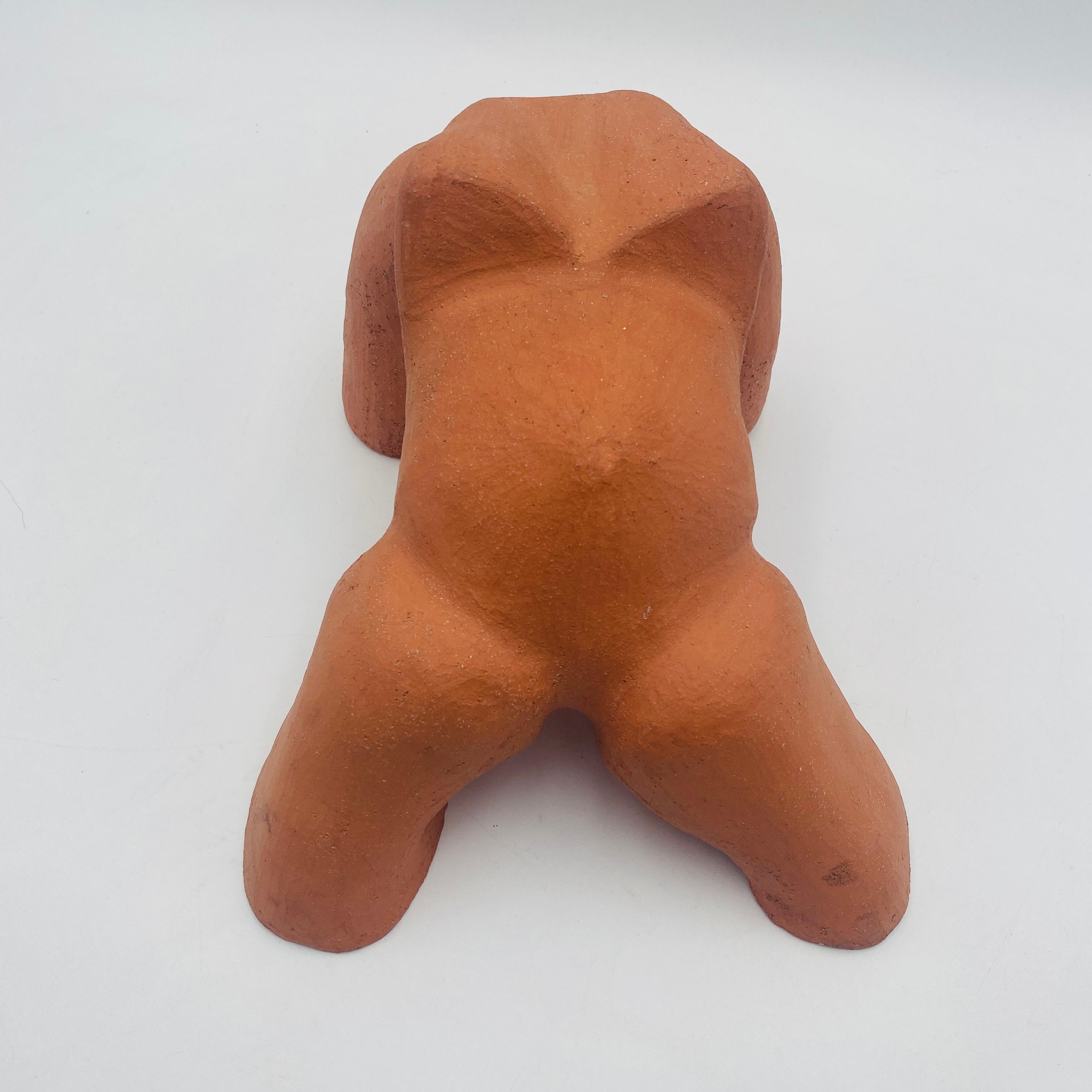 Terrakotta-Skulptur Weibliche Figur 20. Jahrhundert (amerikanisch) im Angebot