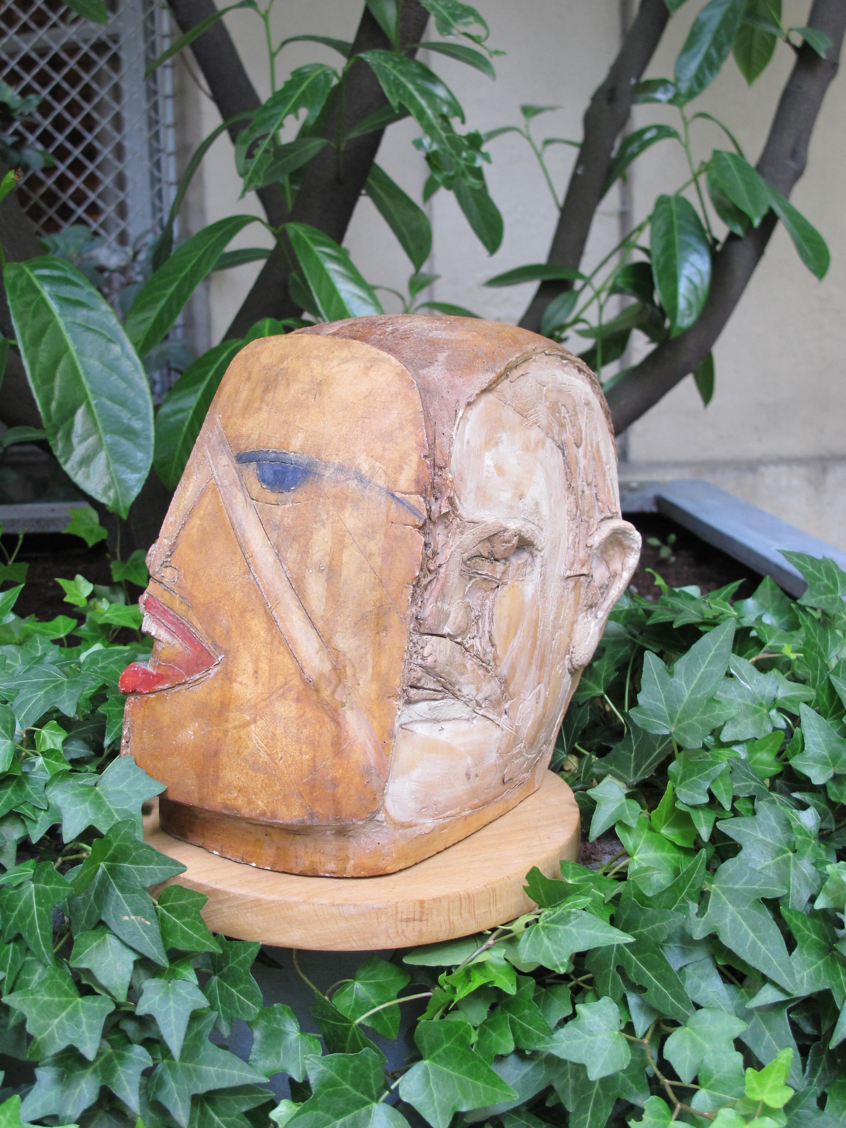 Polychromed Terracotta Sculpture 