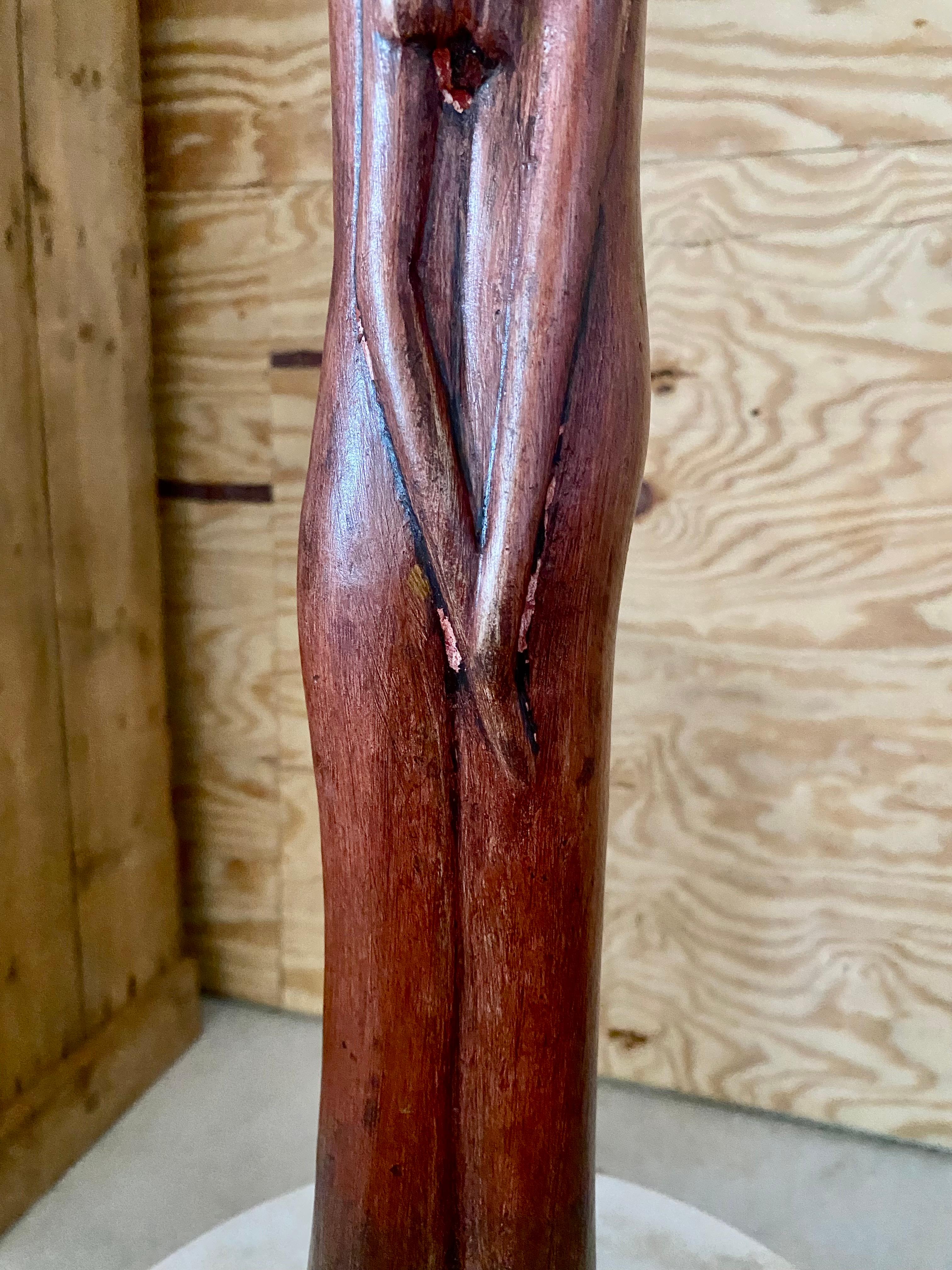 Terracotta Sculpture of Two Figures in Love For Sale 2