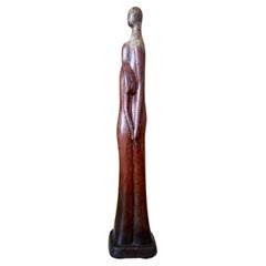 Terracotta Sculpture of Two Figures in Love