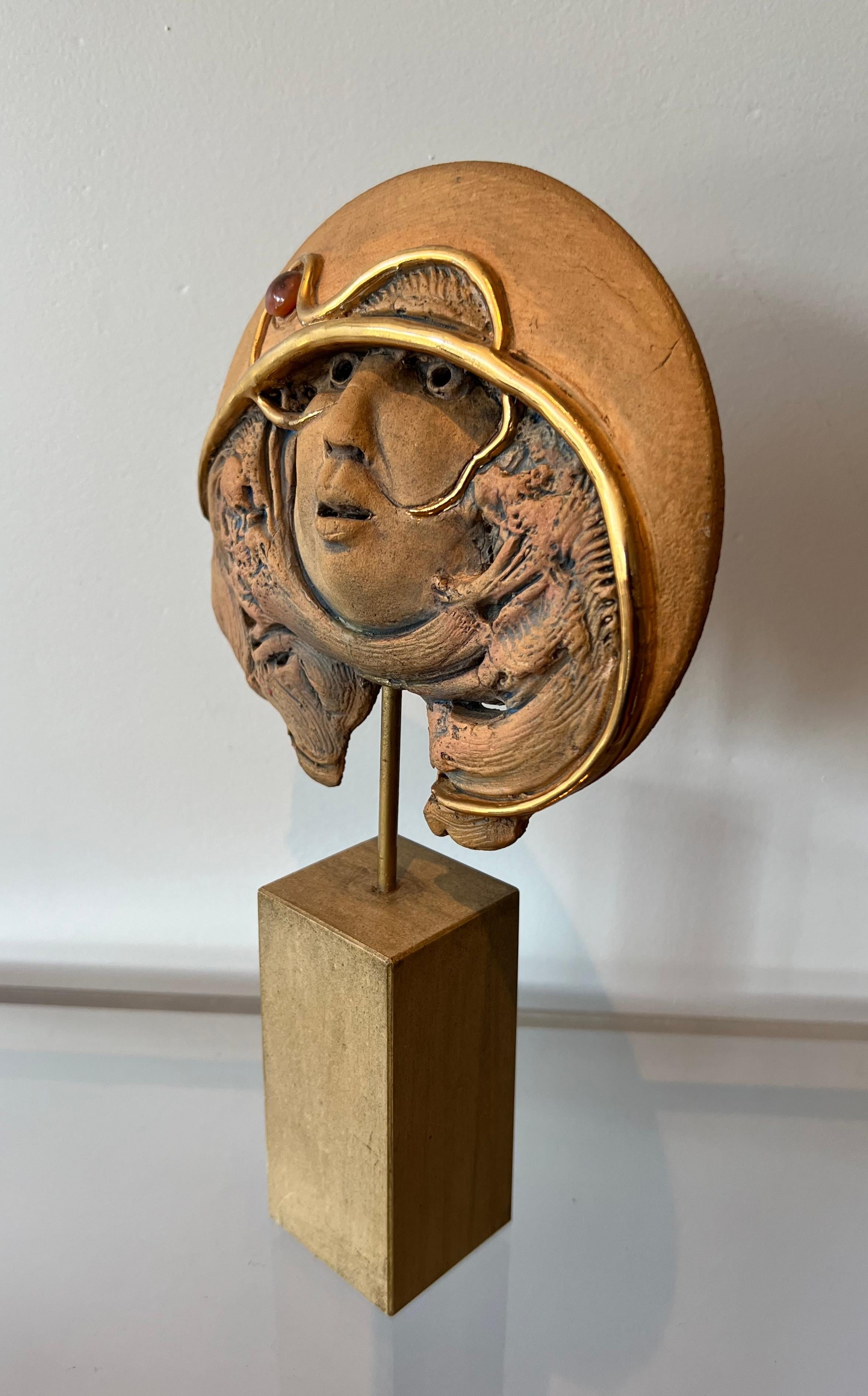 Scultura in terracotta firmata Jean-Claude Vanhaecke In condizioni buone in vendita a Marcq-en-Barœul, Hauts-de-France