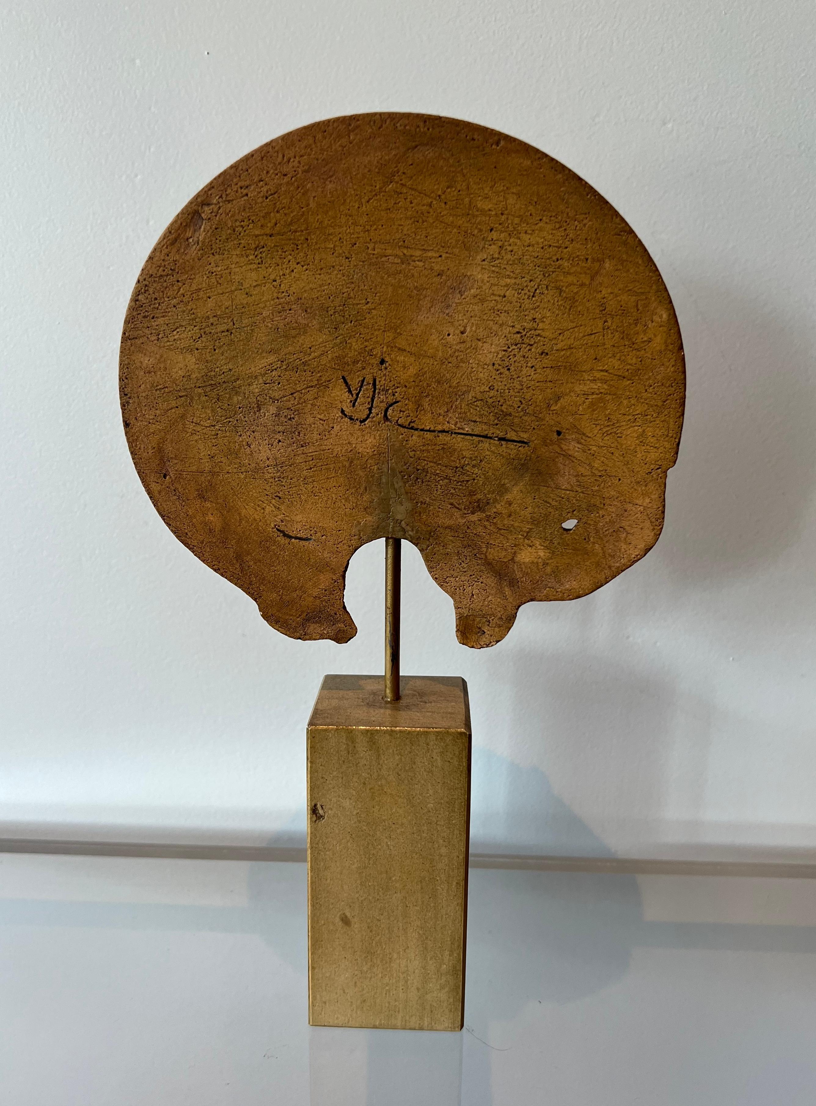Terracotta Scultura in terracotta firmata Jean-Claude Vanhaecke in vendita