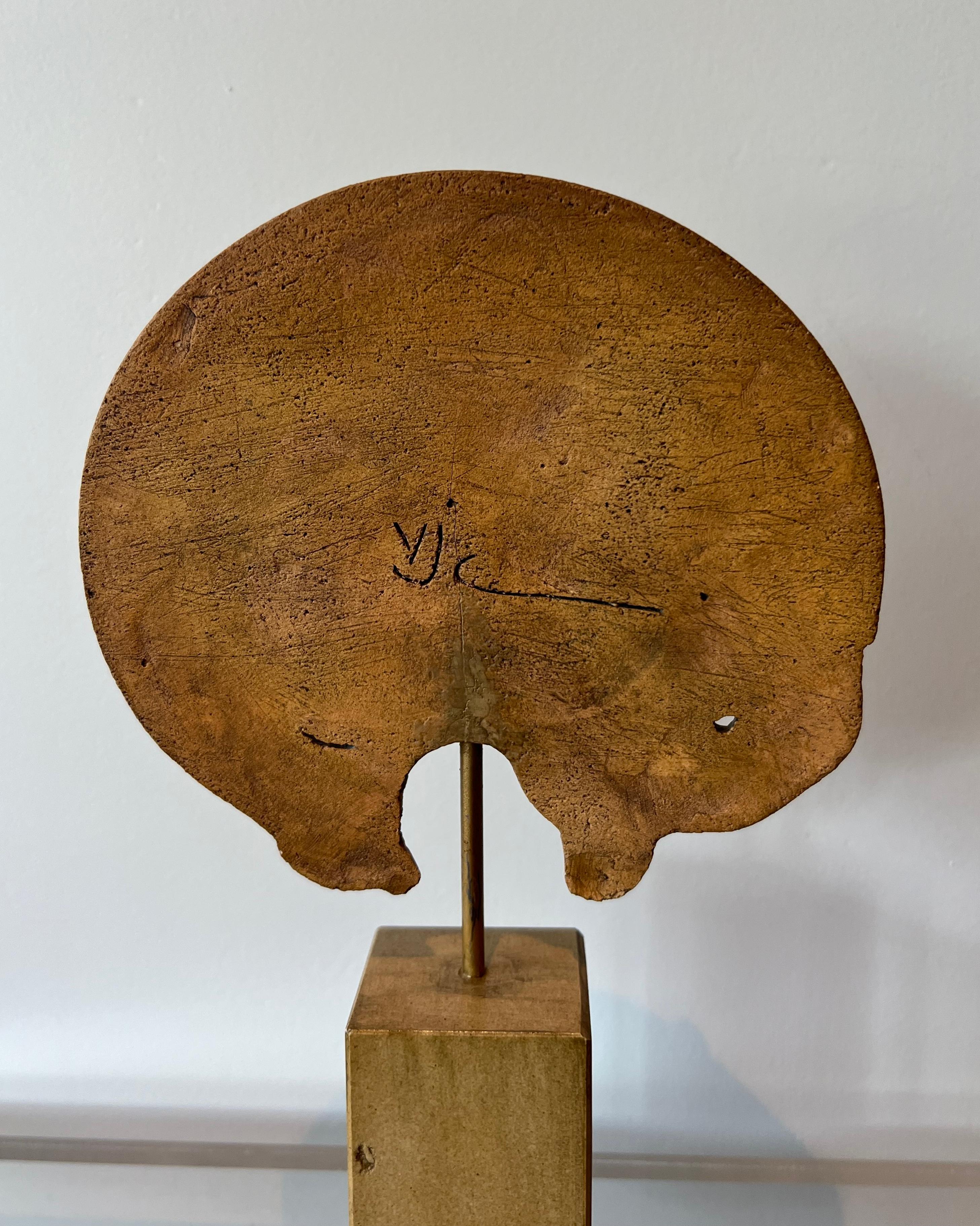 Scultura in terracotta firmata Jean-Claude Vanhaecke in vendita 1