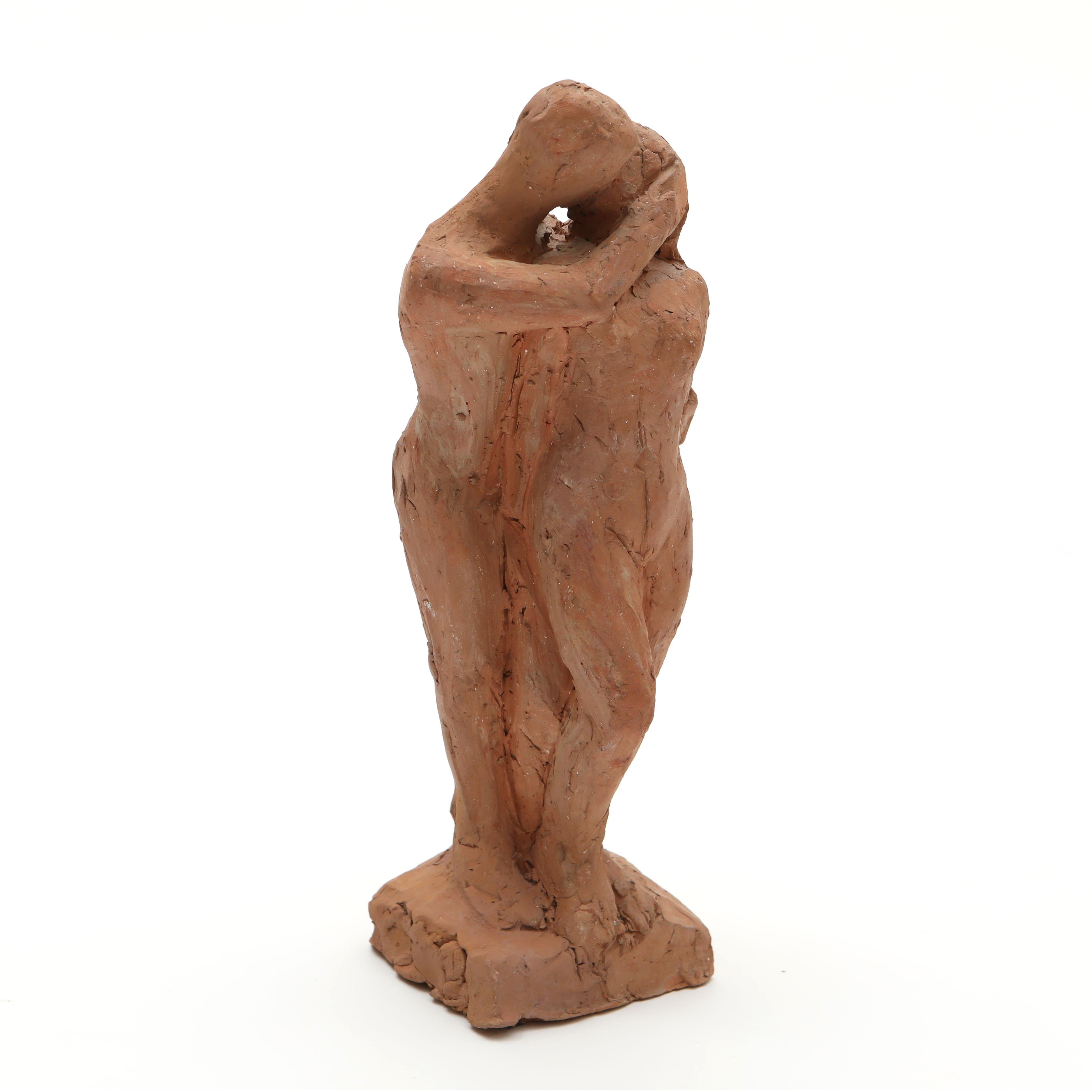 Fatto a mano Scultura in terracotta 
