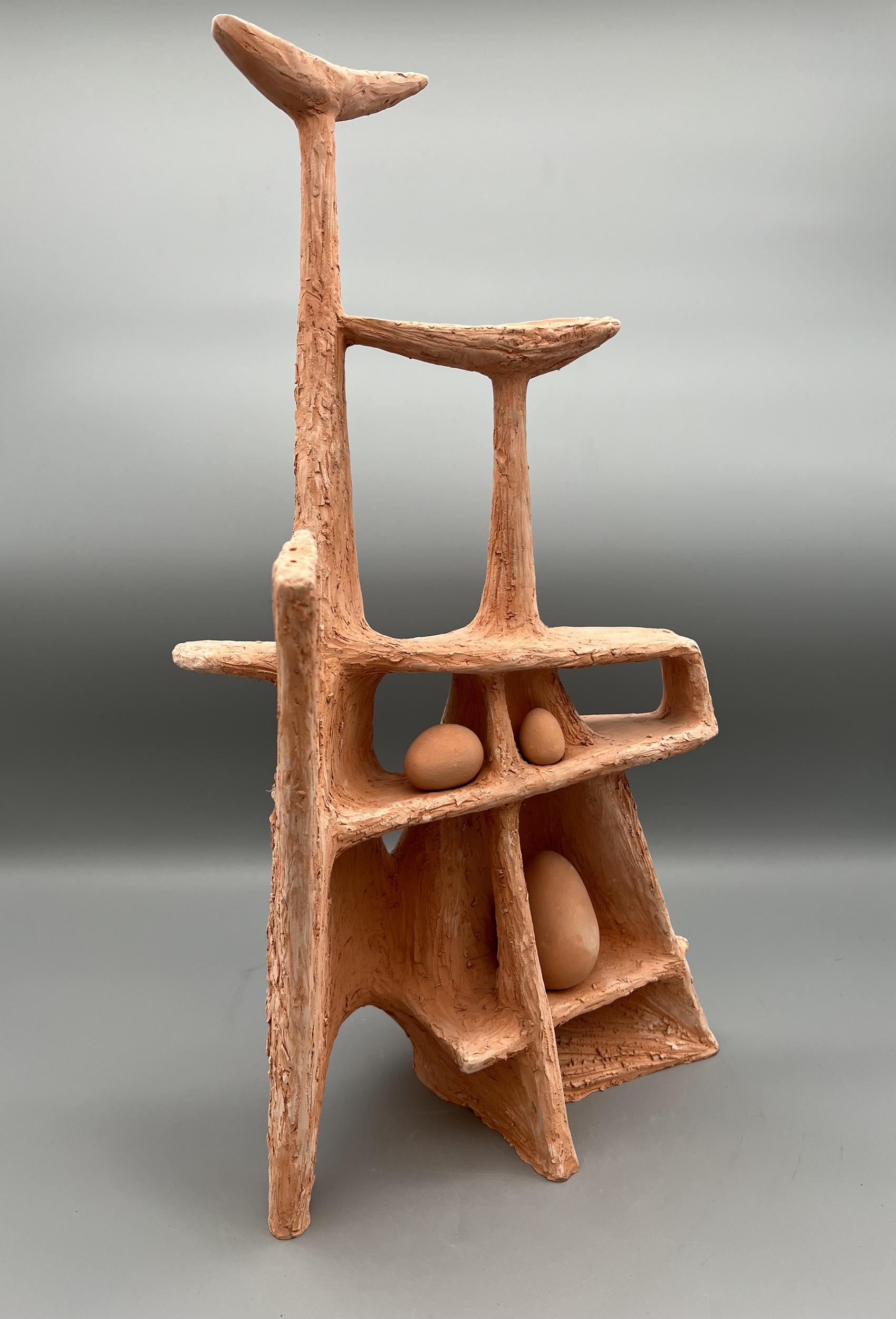 Escultura de terracota, pieza única de Michel Lucotte, Francia, 1959 Francés en venta