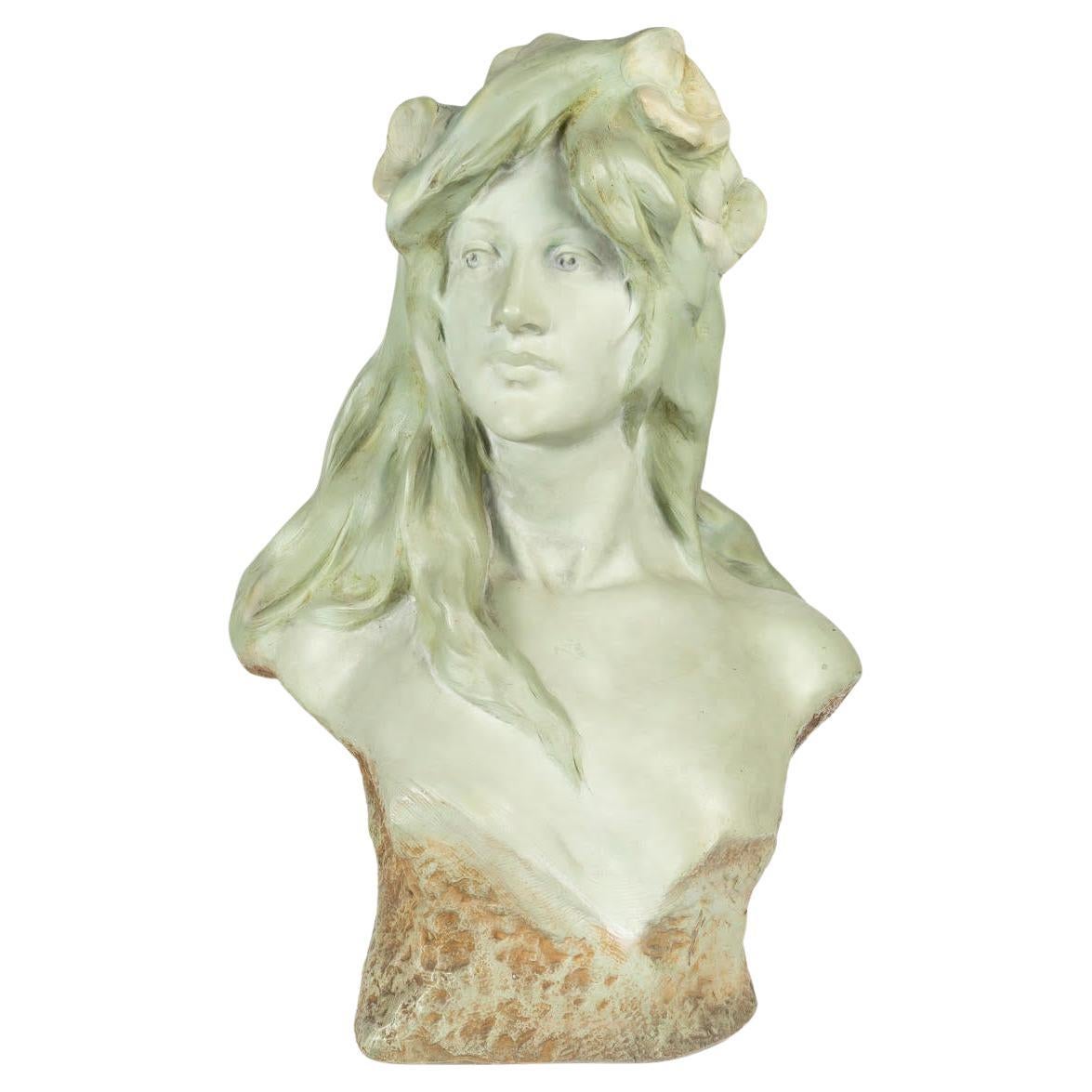 Esculturas de terracota, periodo Art Nouveau, 1900.