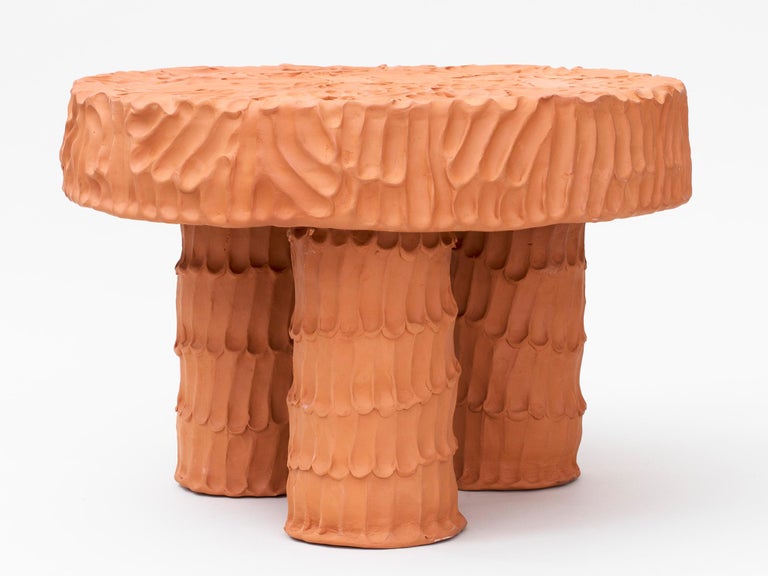 terracotta outdoor side table