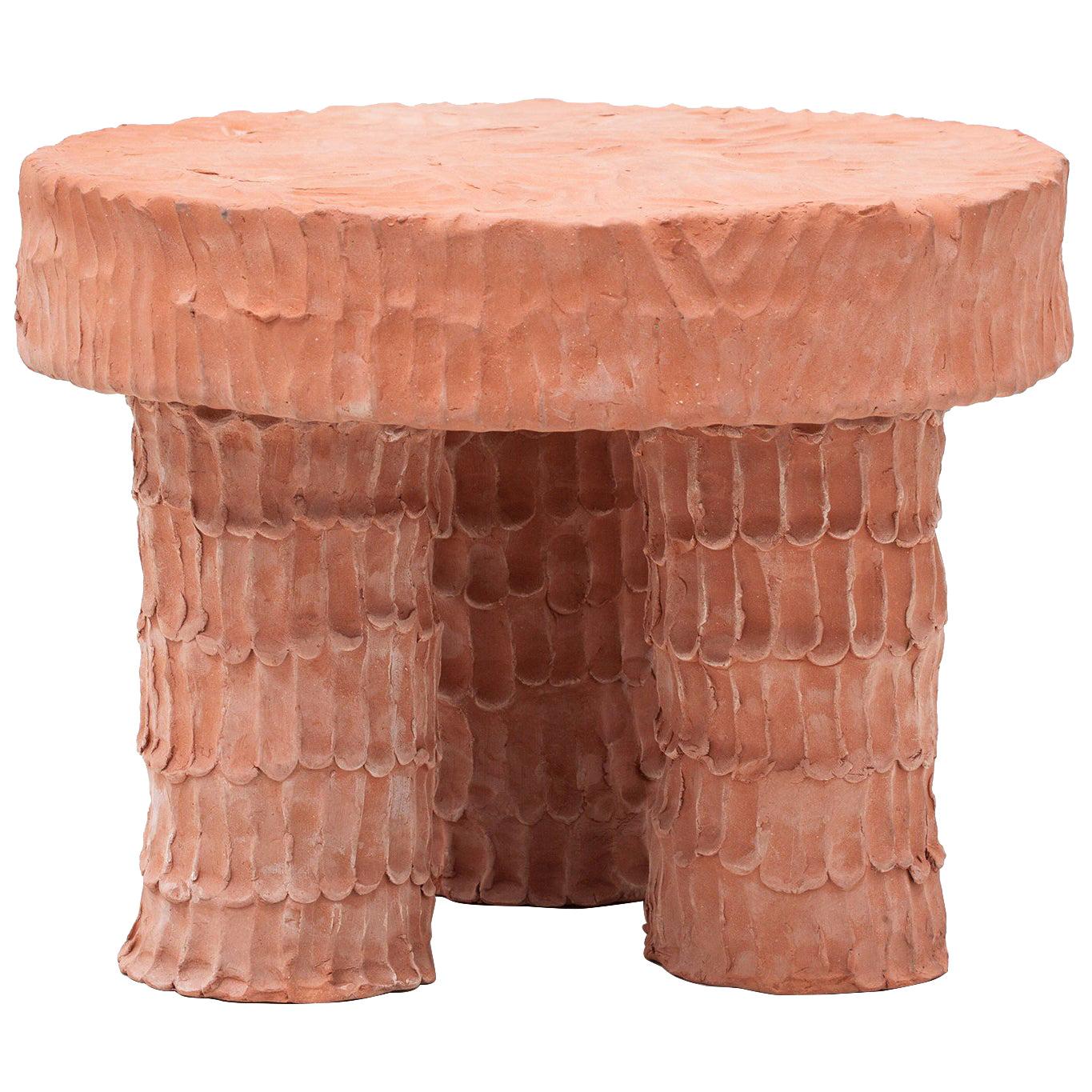 Terracotta Side Table by Chris Wolston at 1stDibs