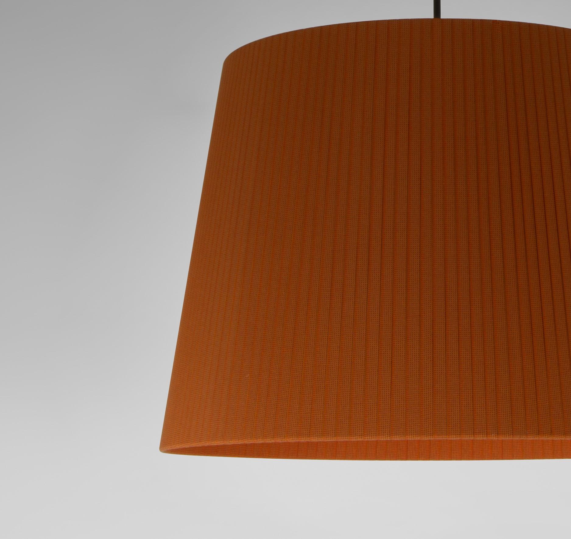 Modern Terracotta Sísísí Cónicas GT1 Pendant Lamp by Santa & Cole For Sale