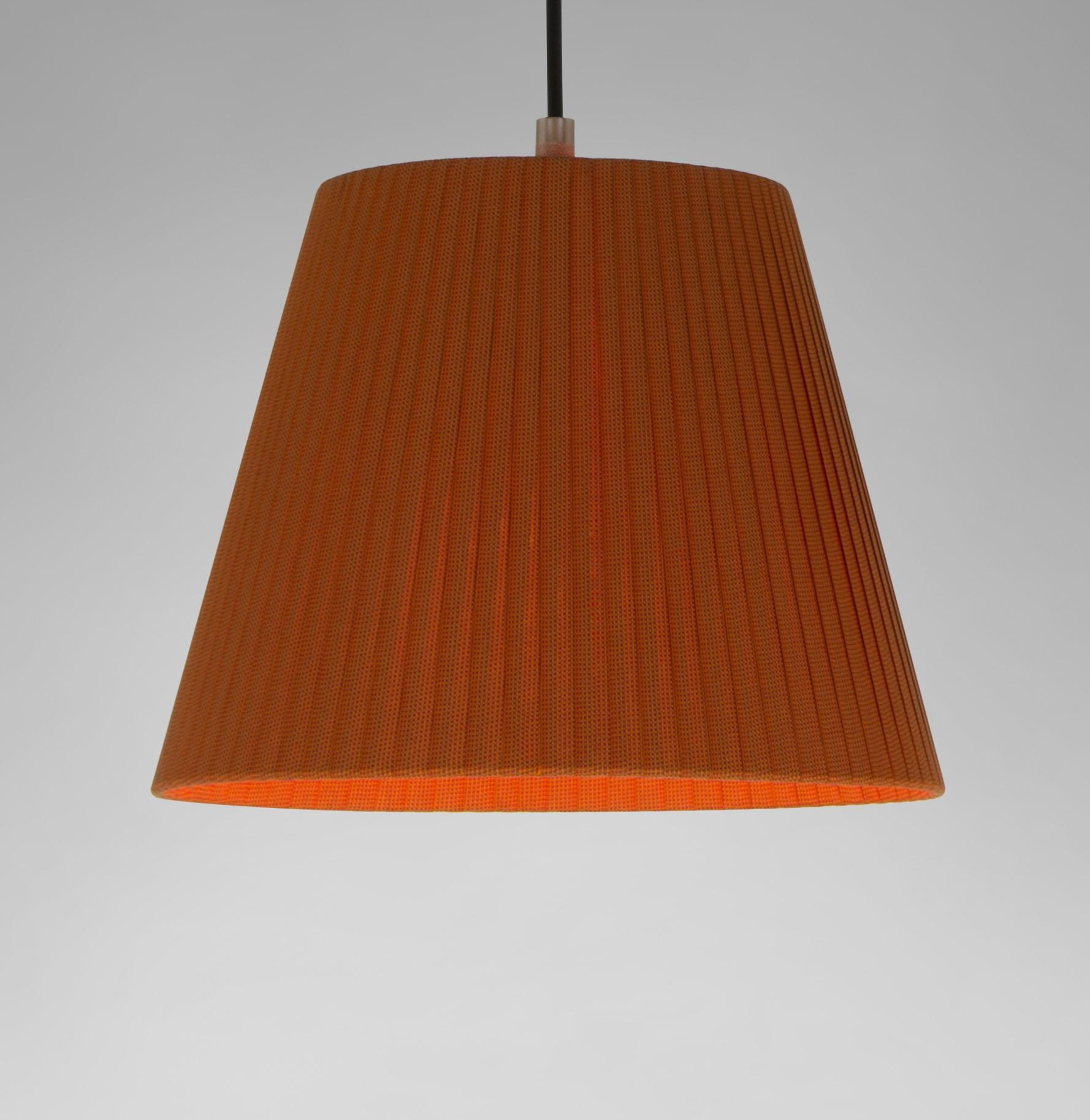 Modern Terracotta Sísísí Cónicas MT1 Pendant Lamp by Santa & Cole For Sale
