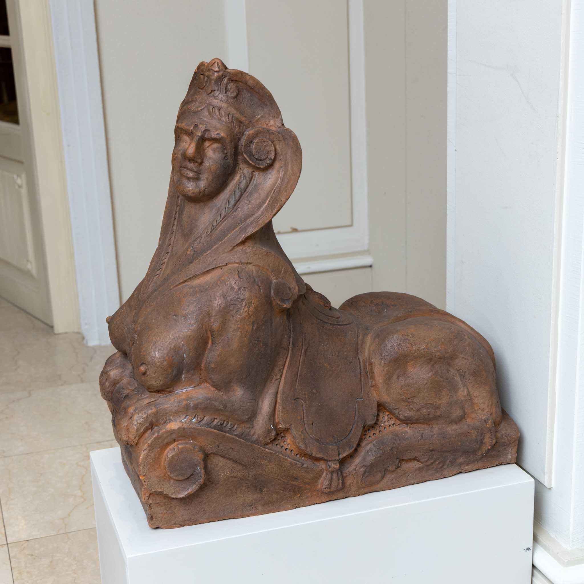 Terracotta Sphinxes In Good Condition In Greding, DE
