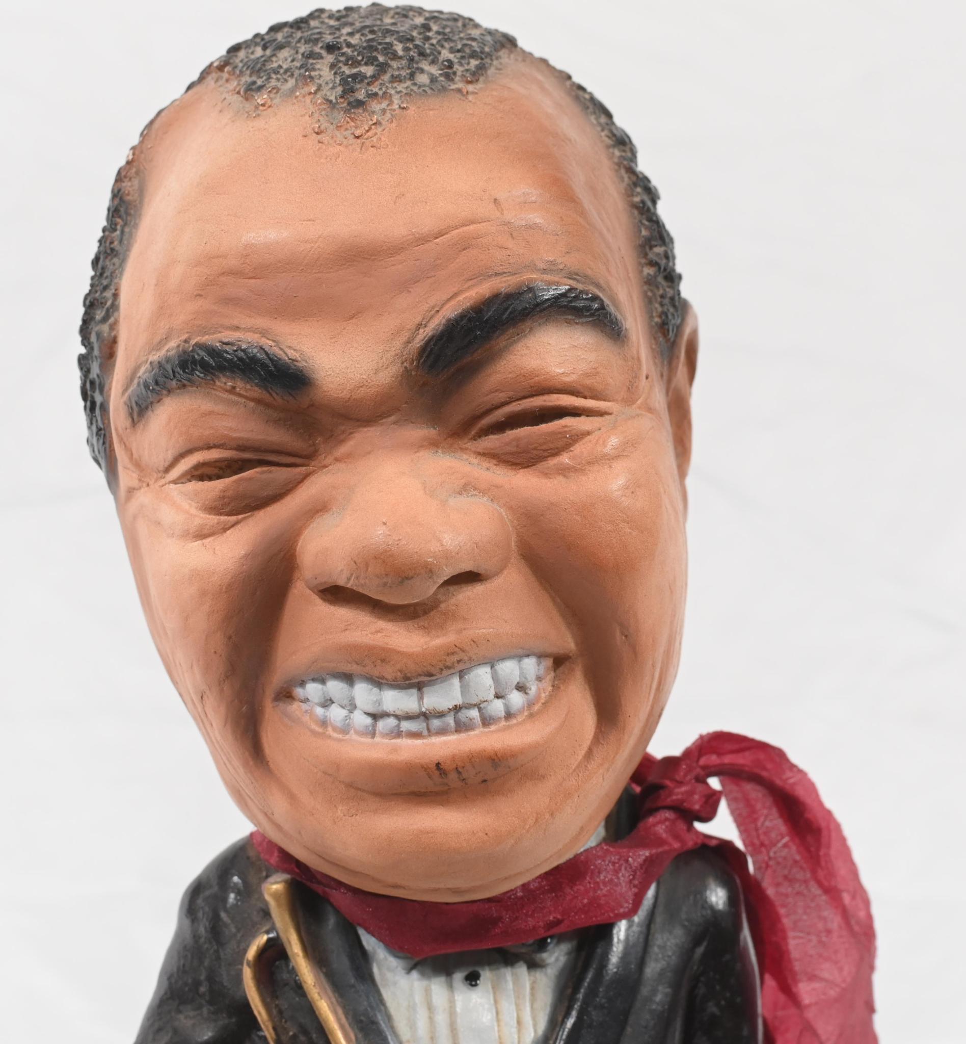 Statue Louis Armstrong Satchmo New Orleans Jazz Art en vente 1