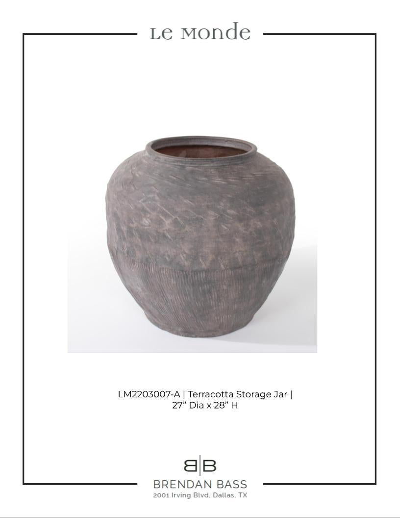 Terracotta Storage Jar For Sale 1