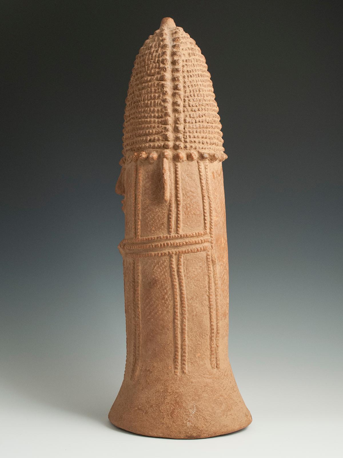 Tribal Terracotta Storage Urn, Bura Culture, Niger River Valley, Niger/Burkina Faso