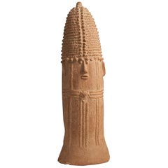 Terrakotta-Aufbewahrungsurne aus Terrakotta, Bura-Kultur, Niger River Valley, Niger/Burkina Faso