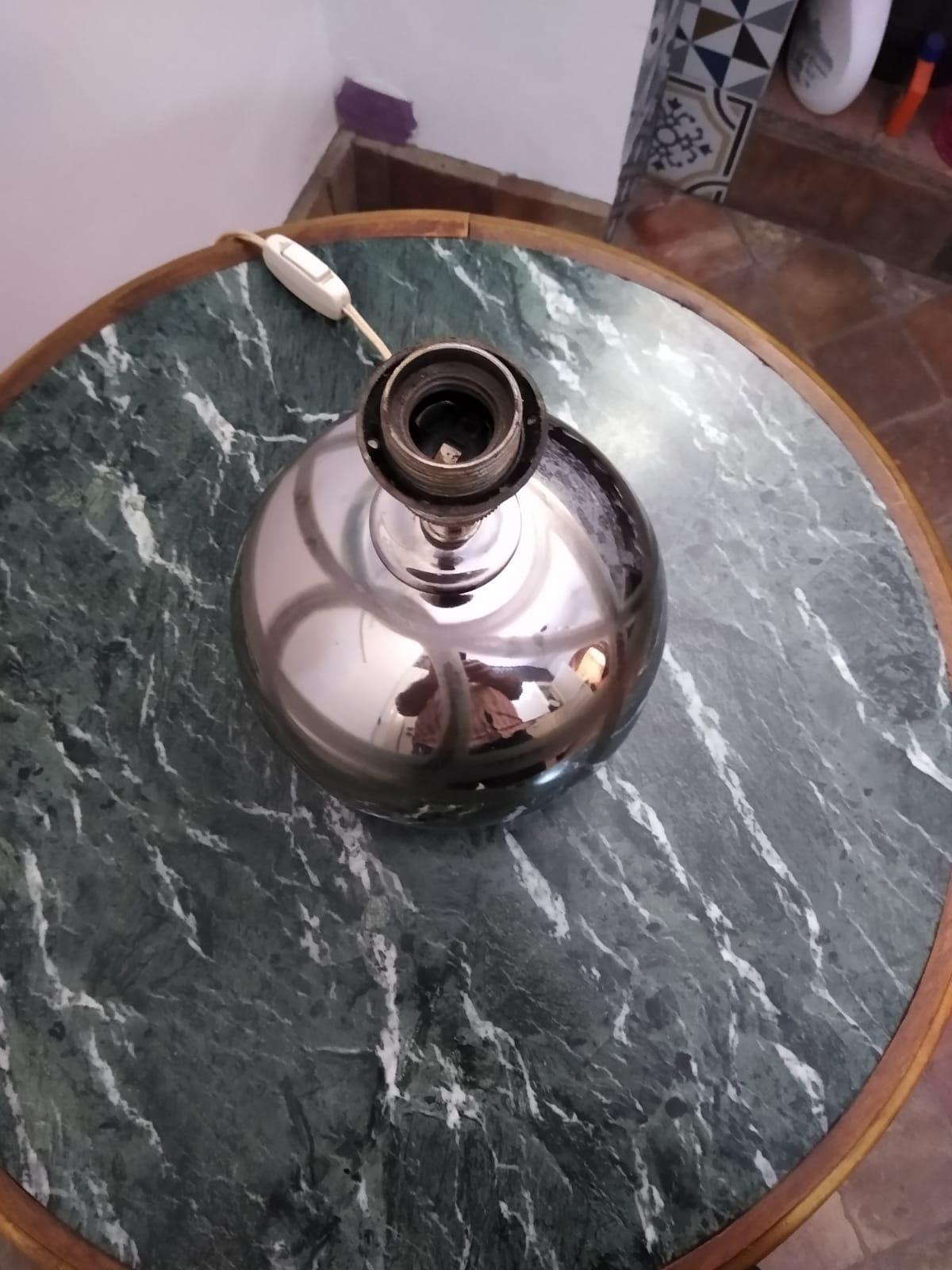 Mid-Century moderno Lampada da tavolo in terracotta di Zaccagnini, Italia 1960 in vendita