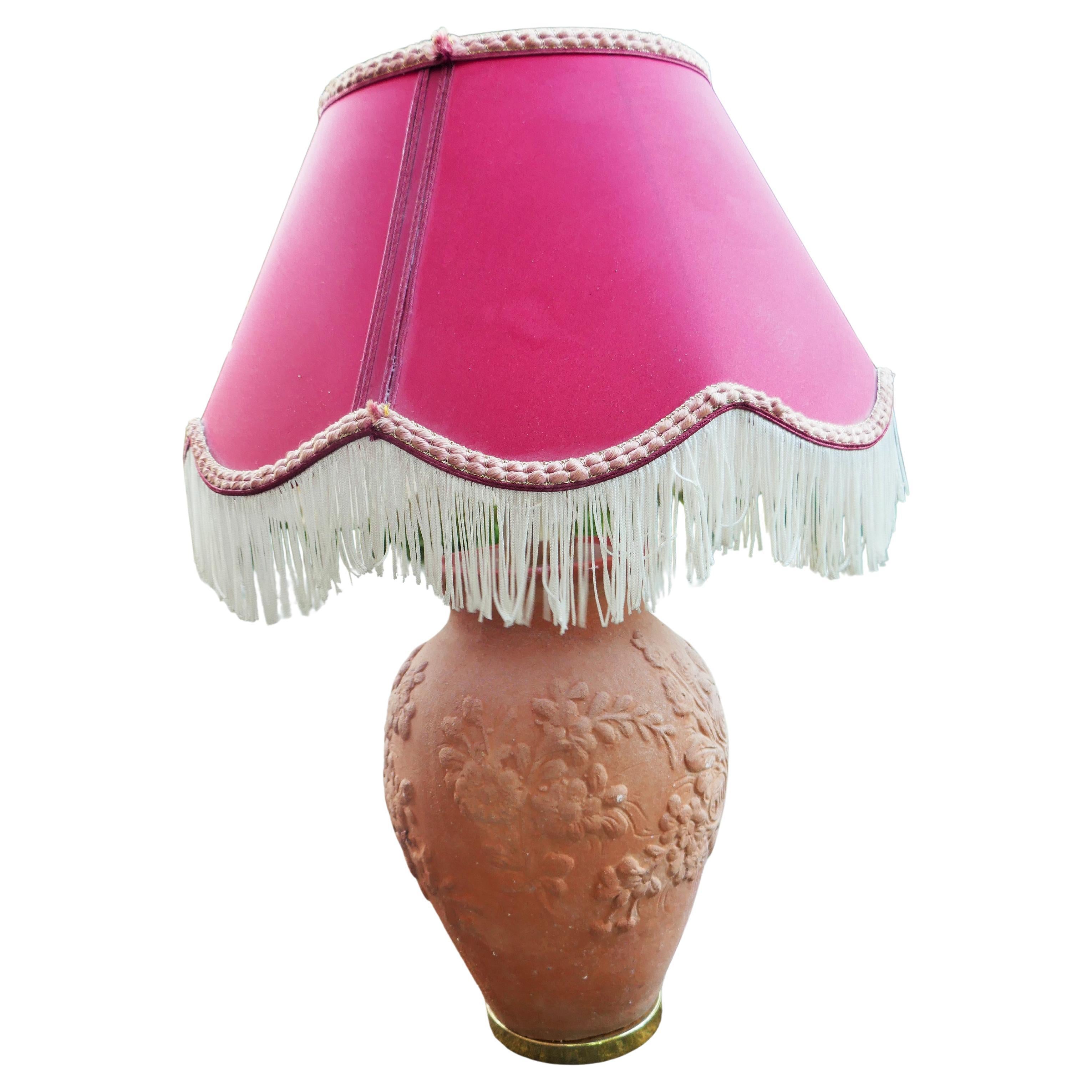 Terracotta table lamp, made by Chiti Firenze.
Switch by A. Castiglion.
Good condition.
Thank you.