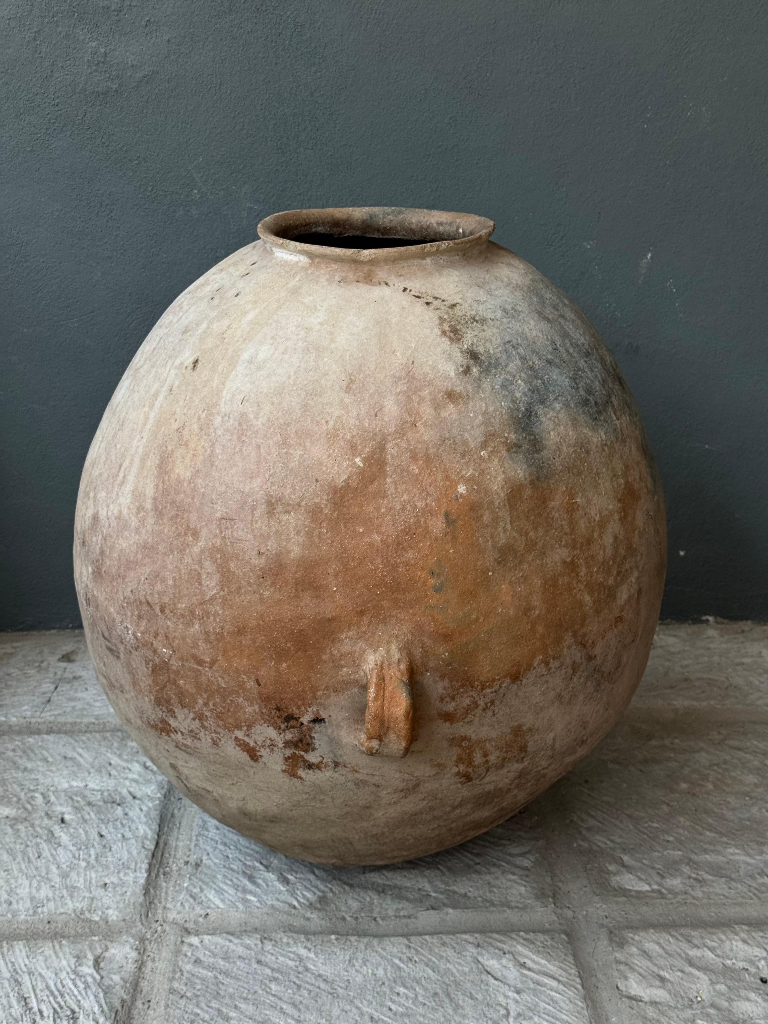 Vaso Tepache in terracotta della regione Sierra Norte di Puebla, Messico, 1920 7