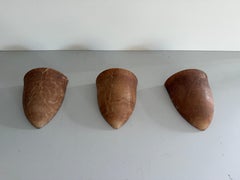 Terracotta Three of Set Wall Lamps, 1970s, Spain