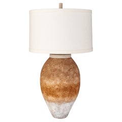 Terracotta Tone Ceramic Table Lamp