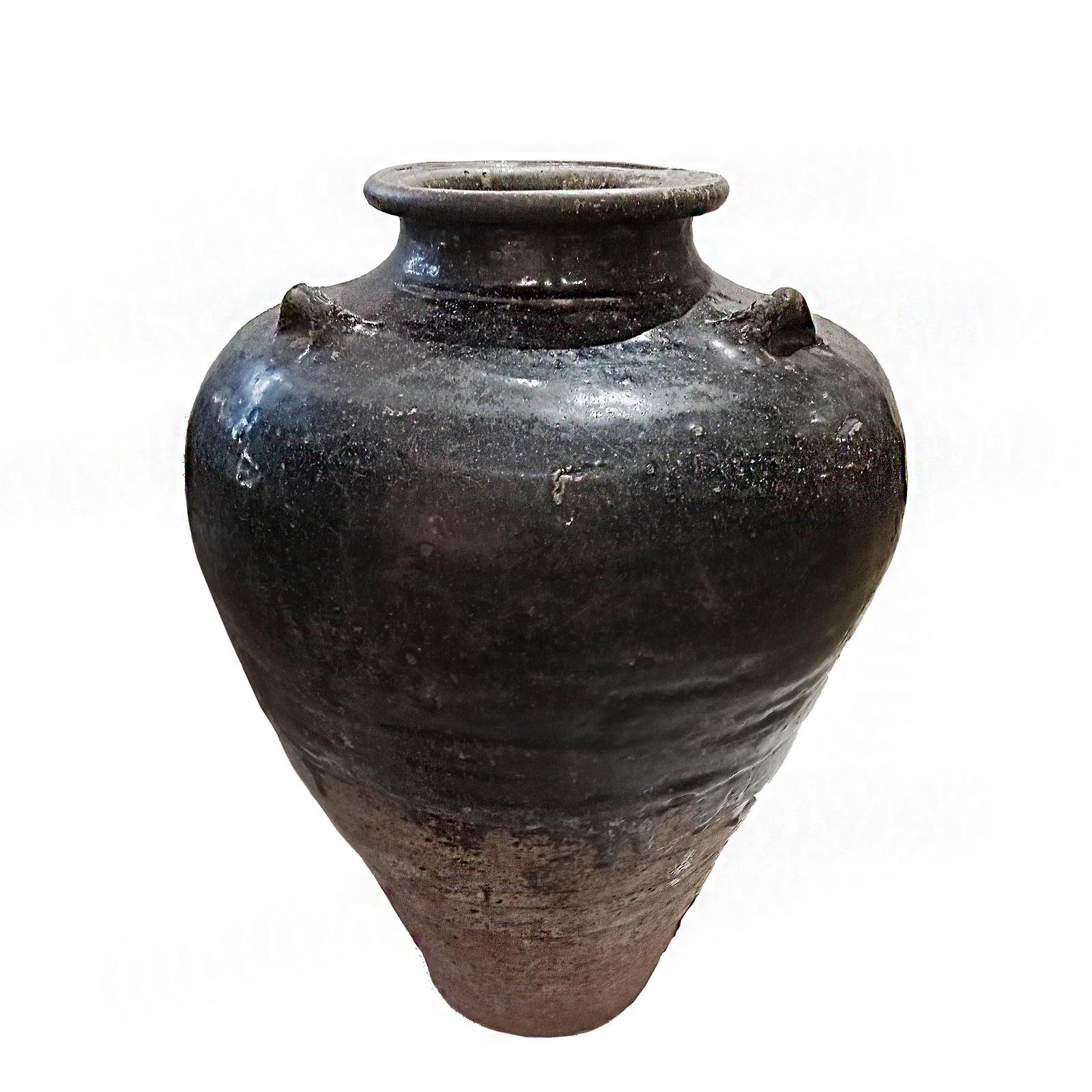 Terrakotta-Urne/Gefäß/Vase aus Indonesien  im Angebot 3