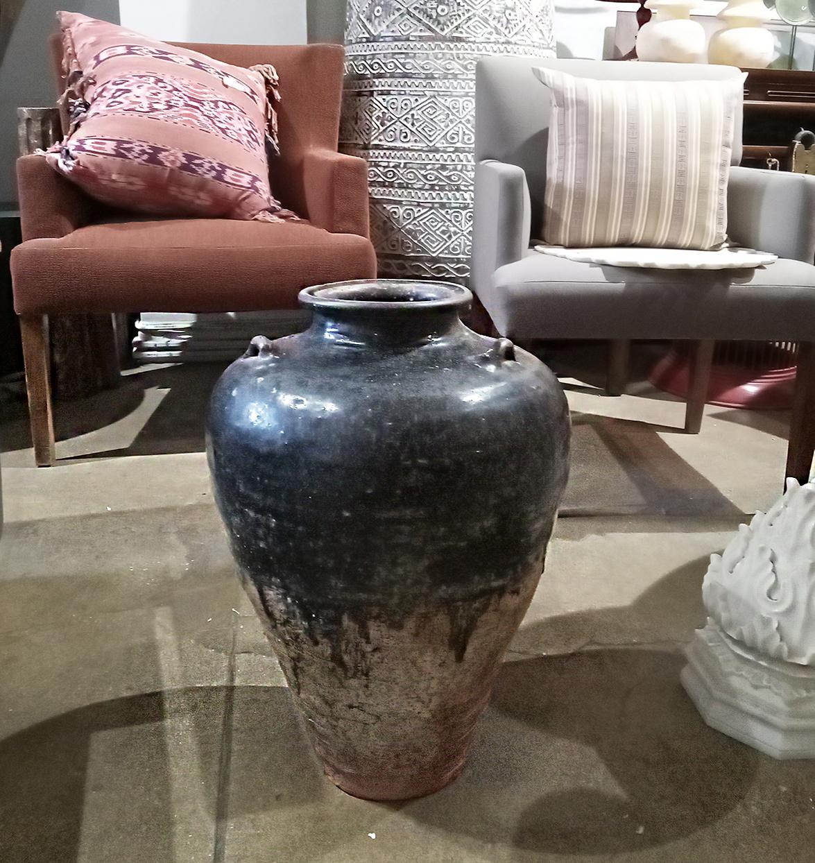 Terrakotta-Urne/Gefäß/Vase aus Indonesien  im Angebot 10