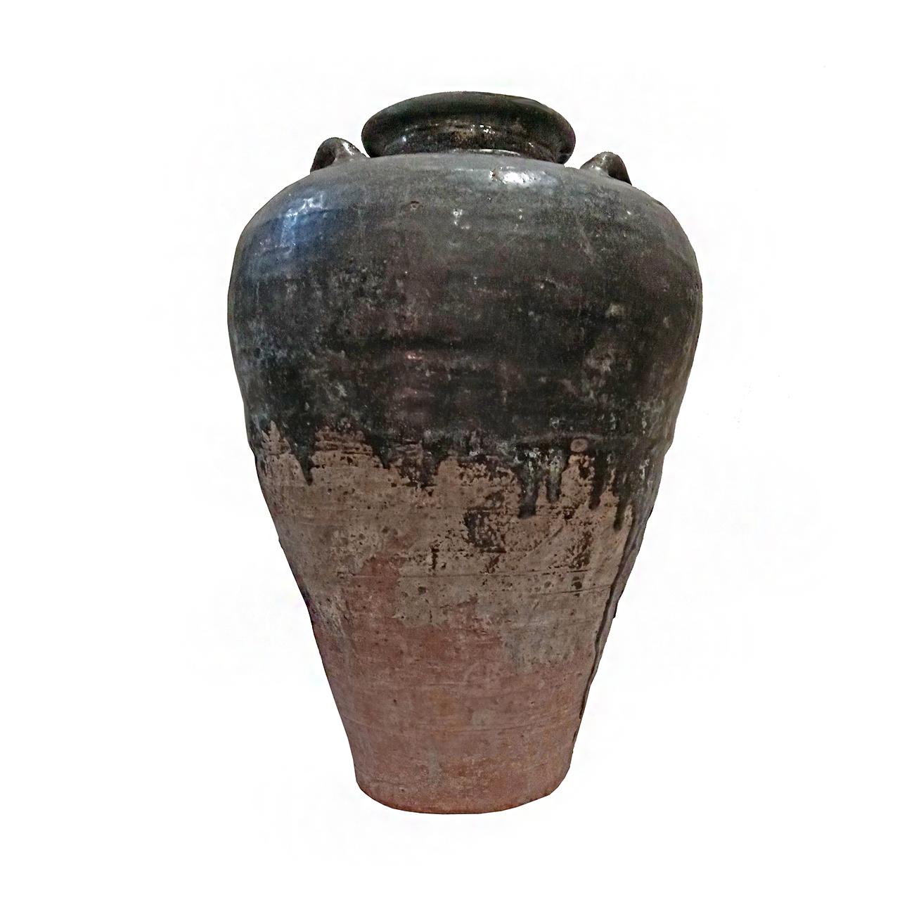 Terrakotta-Urne/Gefäß/Vase aus Indonesien  im Angebot 1