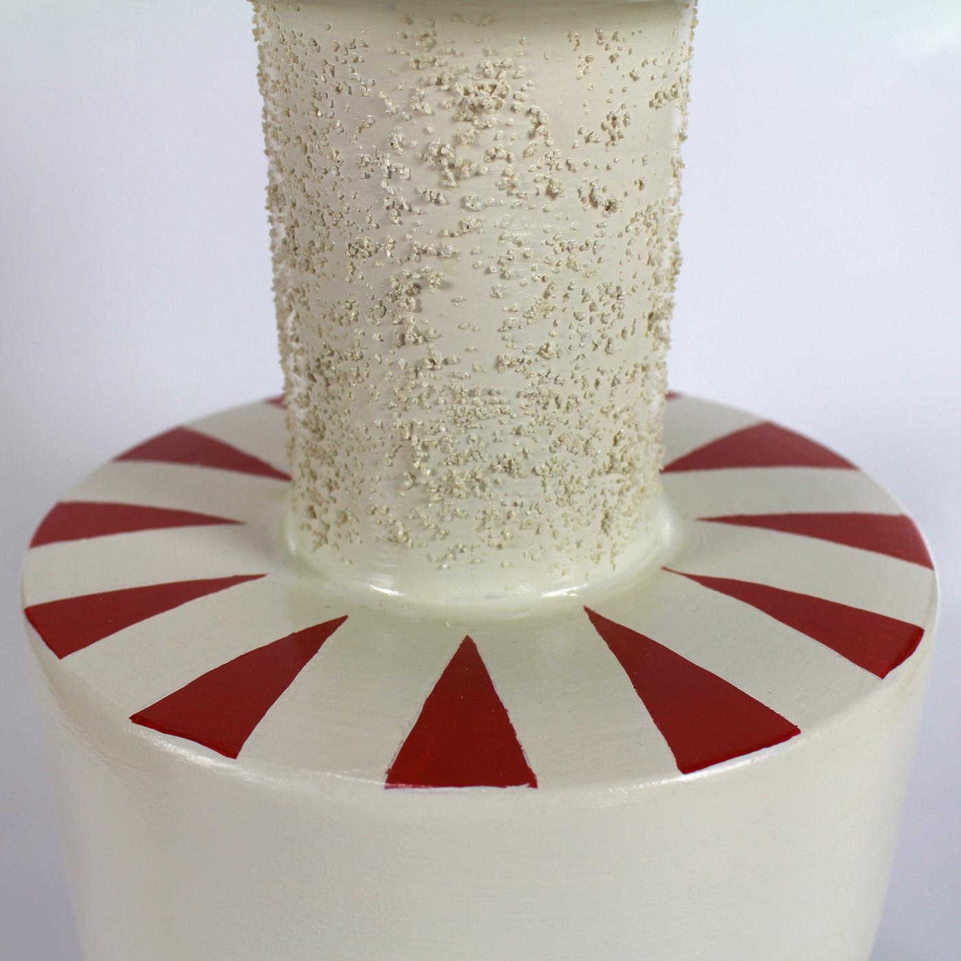 Modern Terracotta Vase 12 by Mascia Meccani For Sale