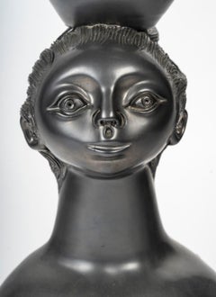 Terrakotta-Vase von Jean Marais, 20. Jahrhundert.