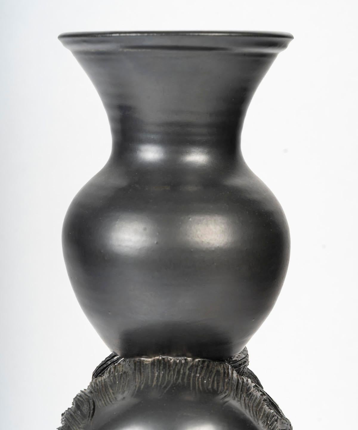 Mid-Century moderno Terracotta Vase by Jean Marais, 20th Century. in vendita