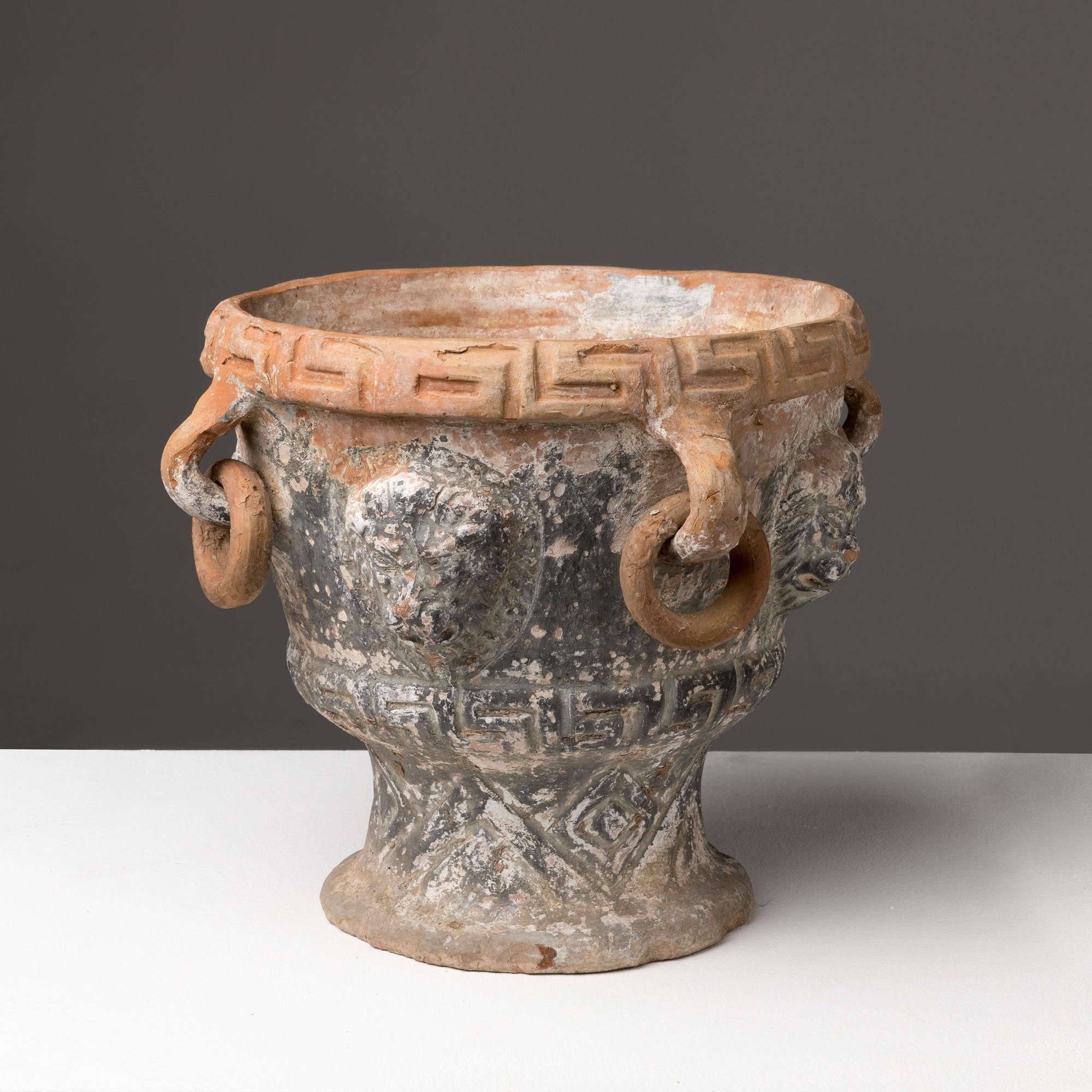 French Terracotta Vase, France 20th Century For Sale