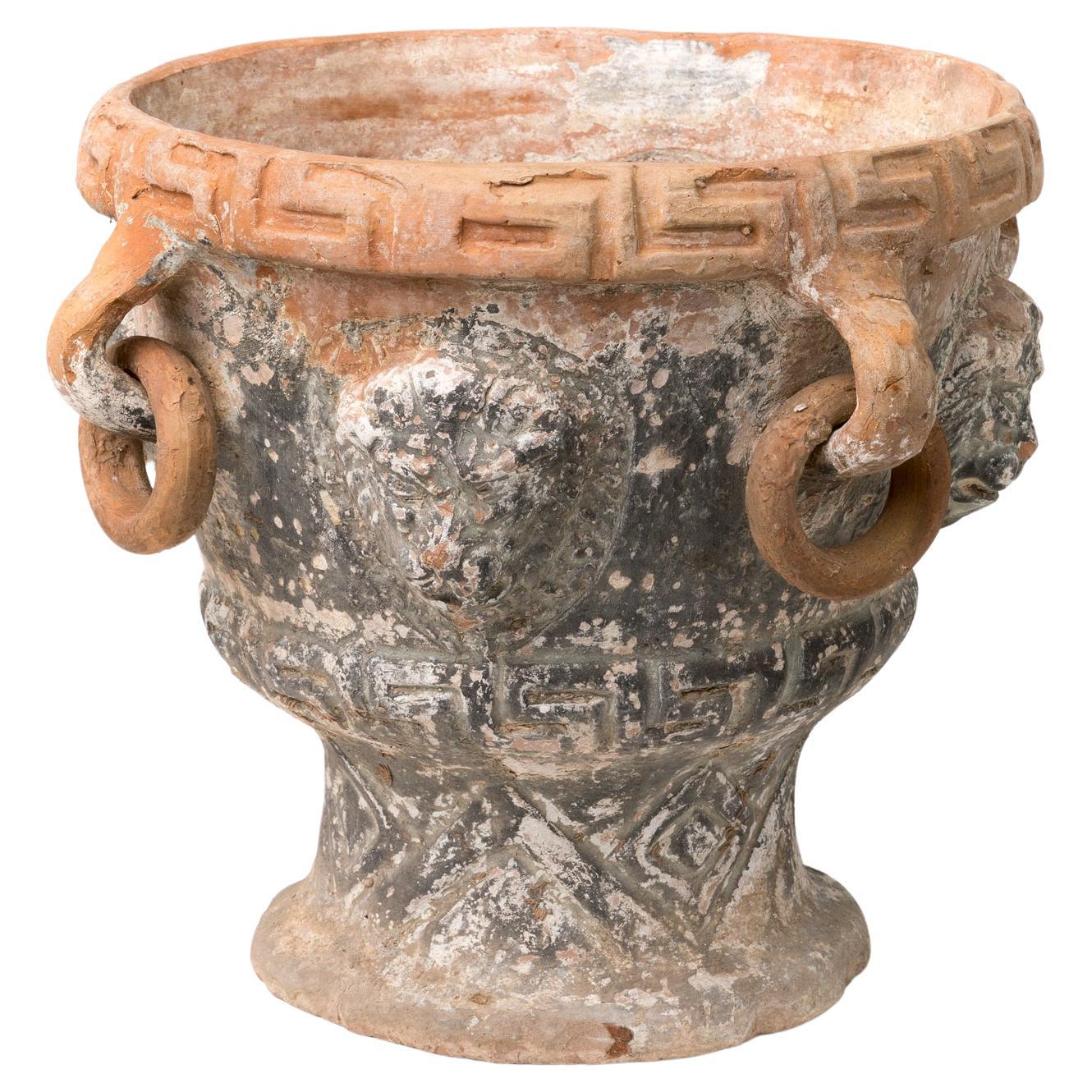 Terrakotta-Vase, Frankreich, 20. Jahrhundert im Angebot