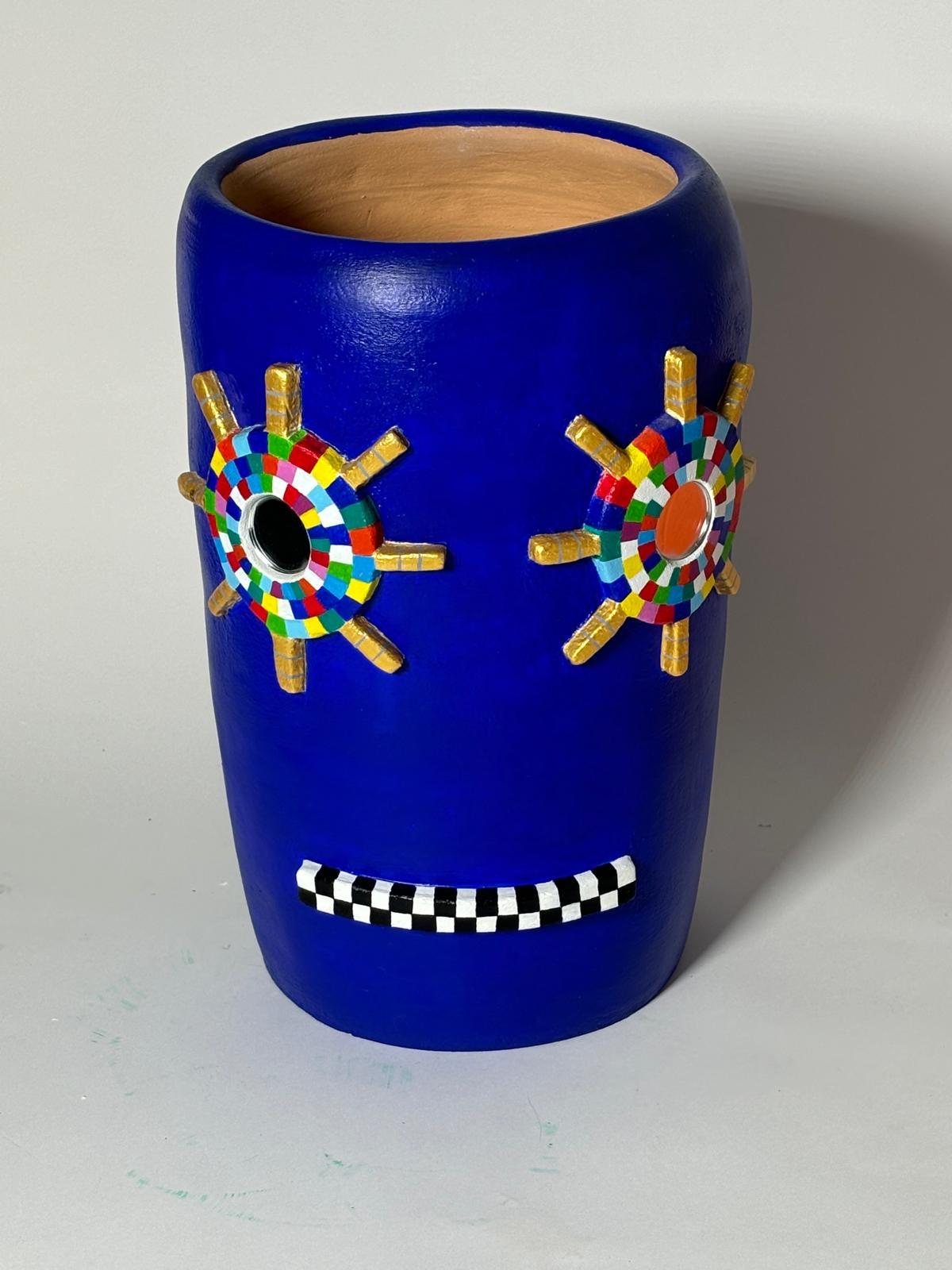 Vaso in terracotta della Collection'S di Vasi diVisi di Alessandro Guerriero In condizioni ottime in vendita a Milan, Italy