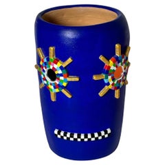 Terracotta Vase from Vasi diVisi Collection by Alessandro Guerriero