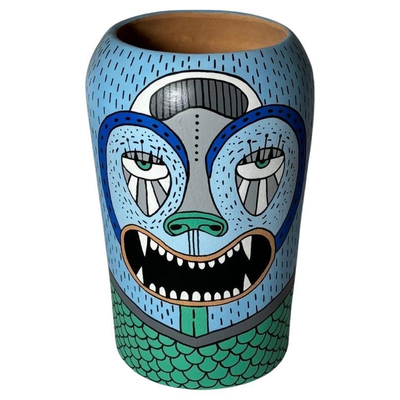 Vaso in terracotta della Collectional di Vasi diVisi di Elena Salmistraro