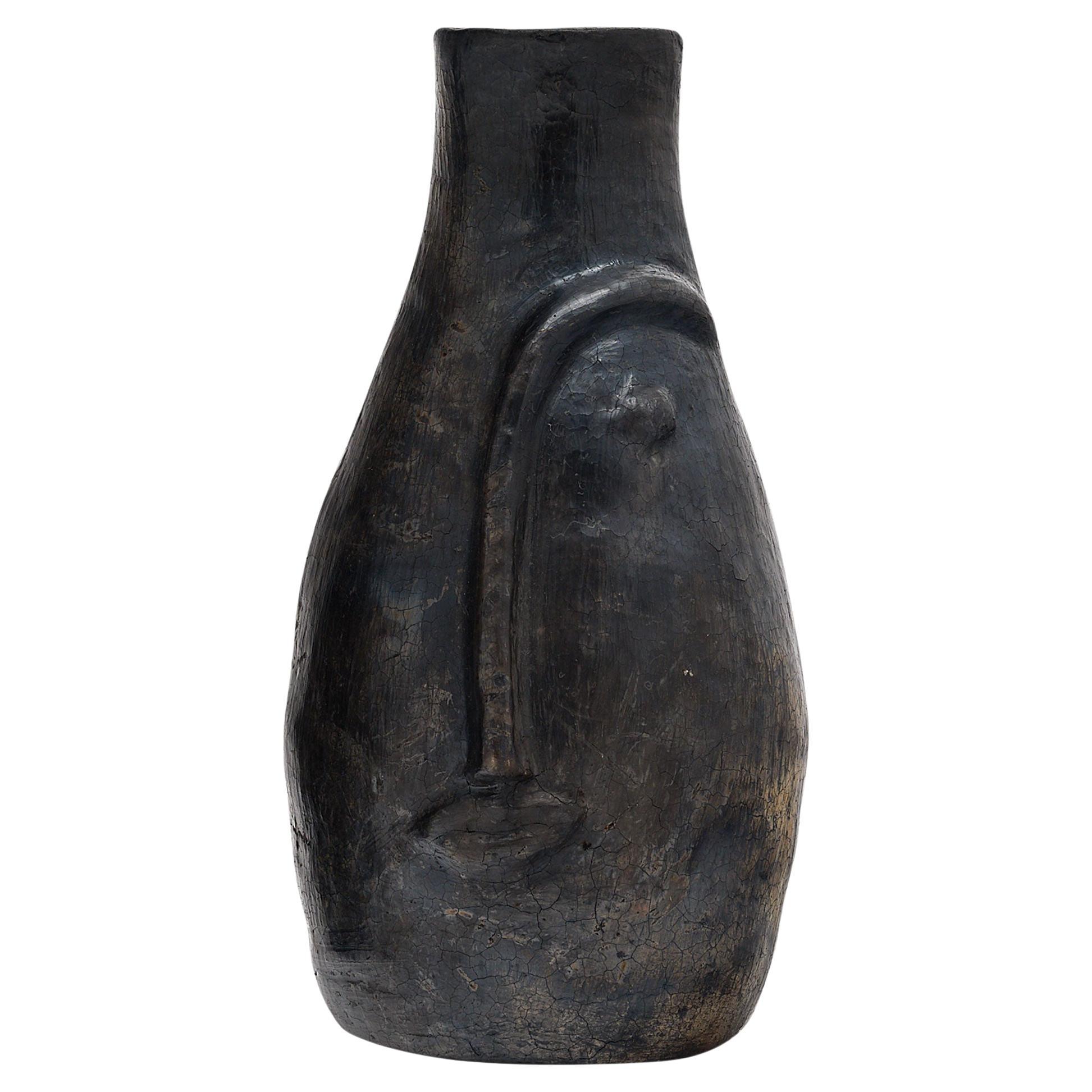 Vase français vintage en terre cuite de Vallauris