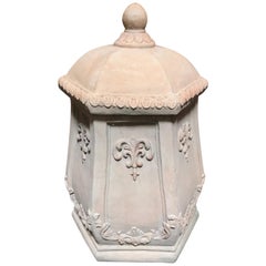 Antique Terracotta Waste Basket Bin Trash Cans