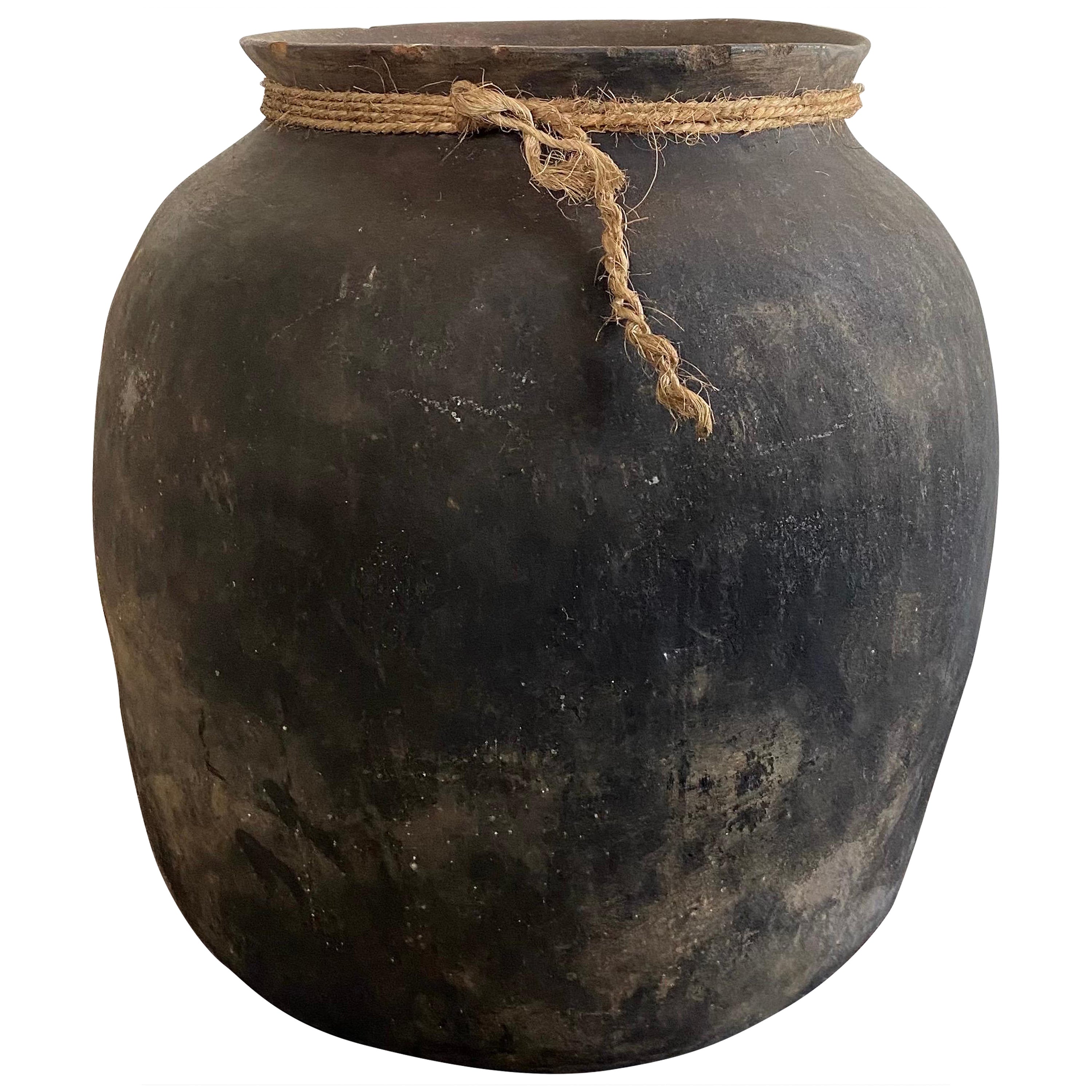 Terracotta Water Jar from Mexico
s Interior, Circa 1960´s
