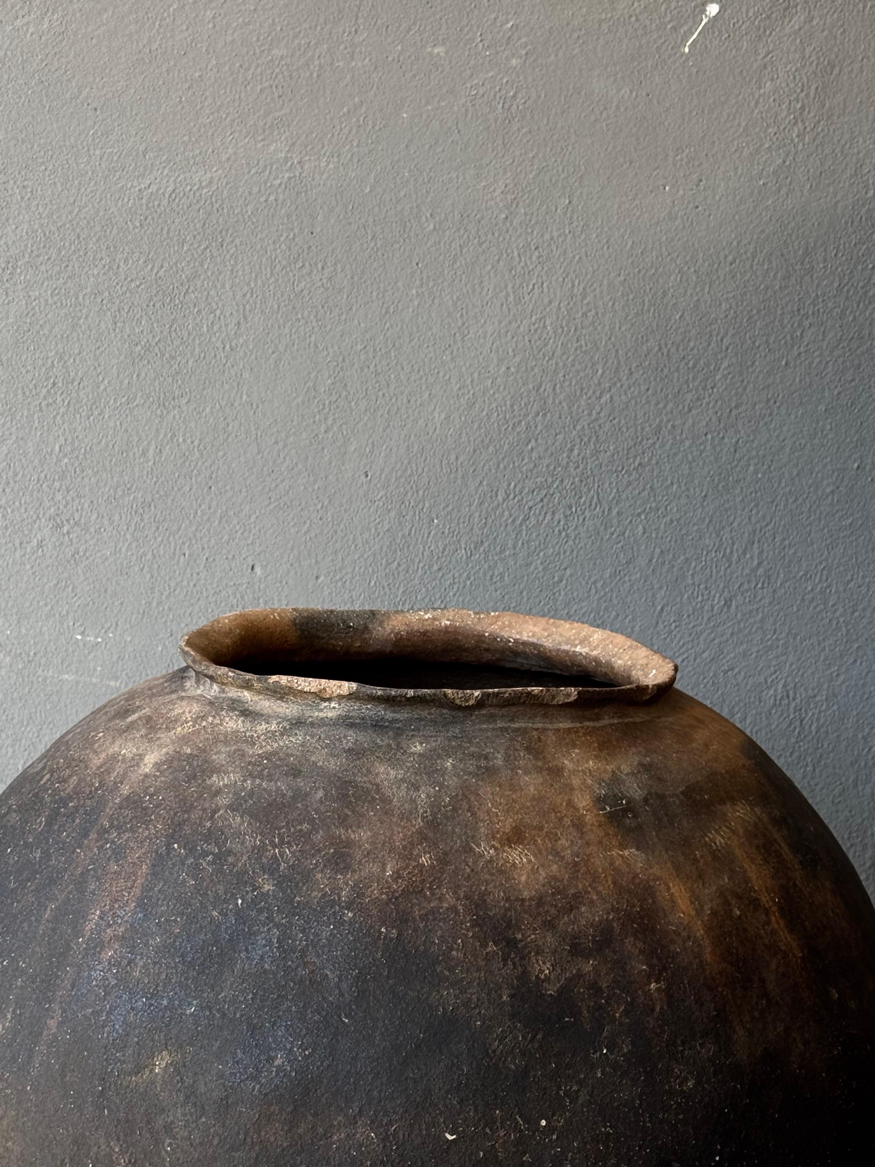 Terracotta Water Jar From Puebla, Mexico, Mid 20th Century For Sale 1