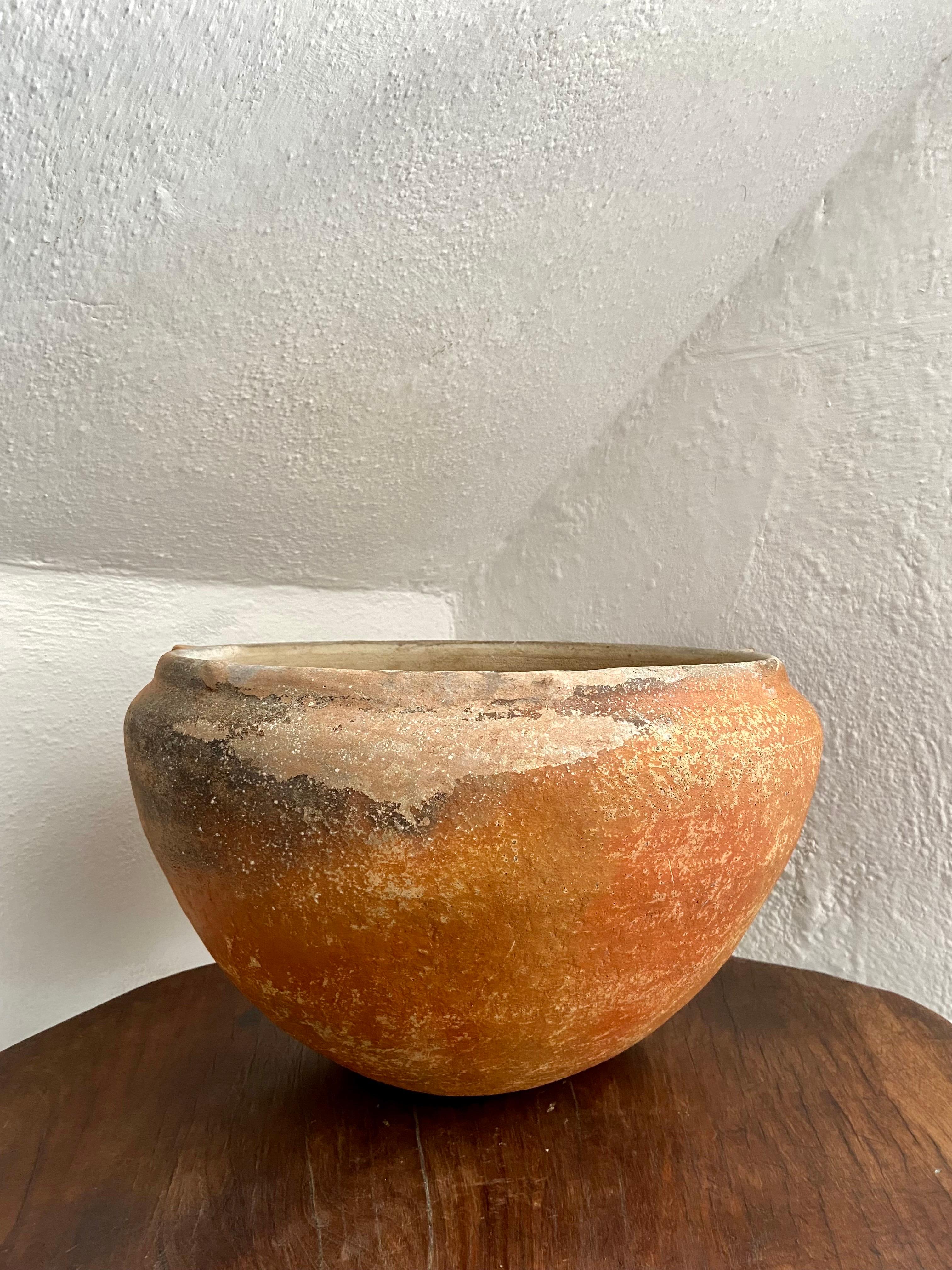 Ceramic Terracotta Water Jar from Yucatan, Early 20th Century