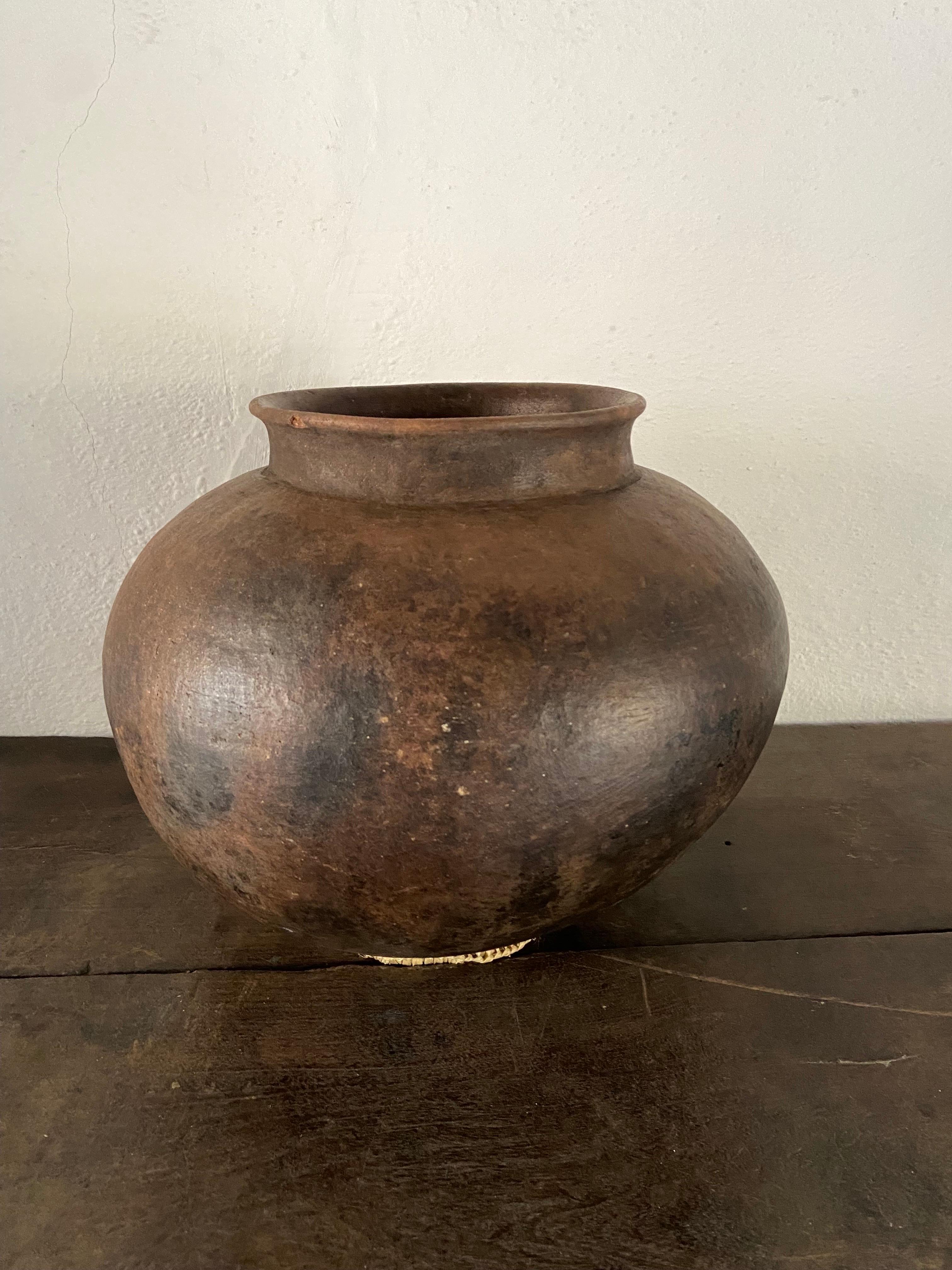Mexican Terracotta Water Pot From The Mixteca Region Of Oaxaca, Mexico, Circa 1960´s