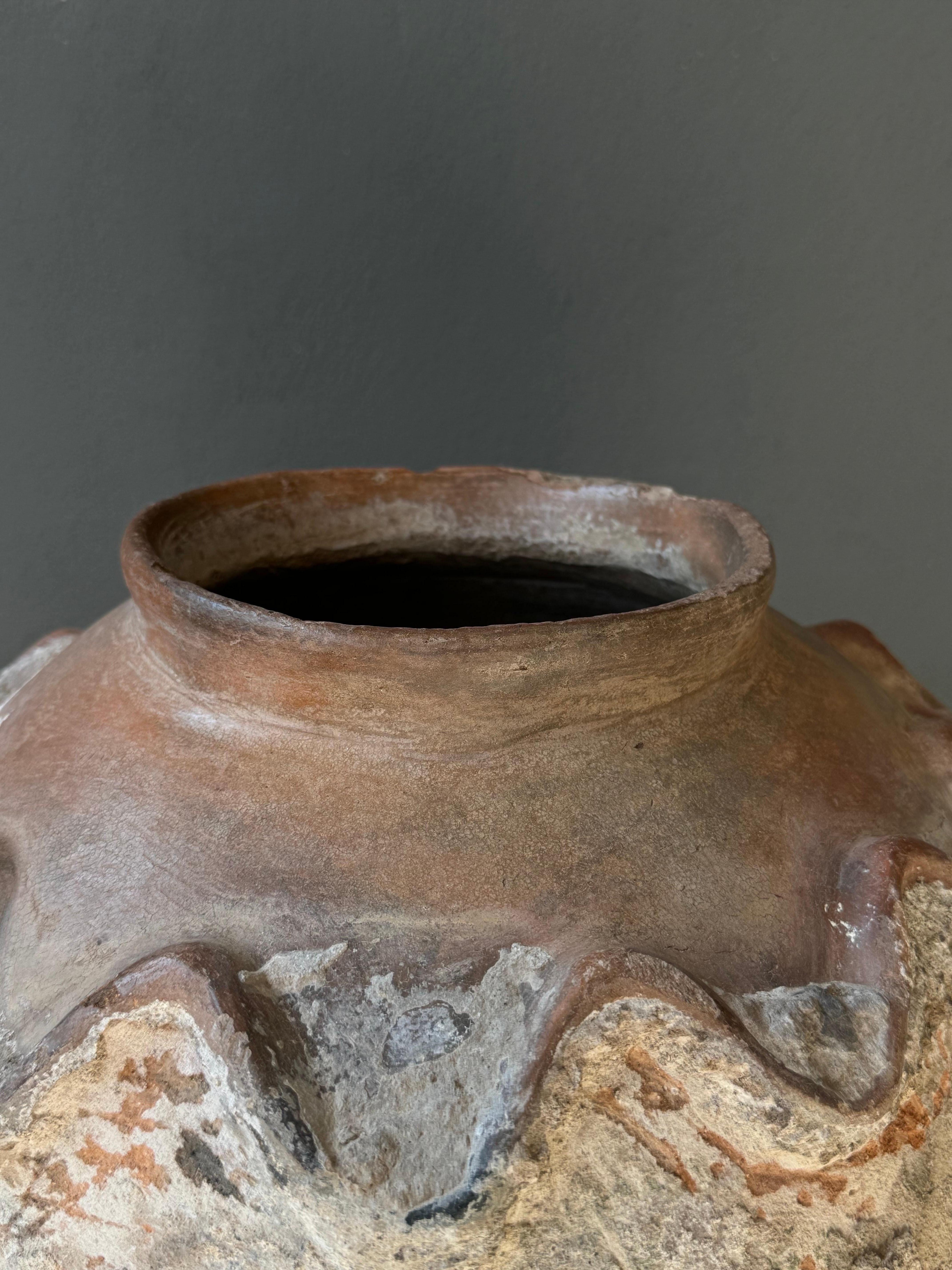 Mexican Terracotta Water Vessel From Central Michoacan, Mexico, Early 20th Century For Sale